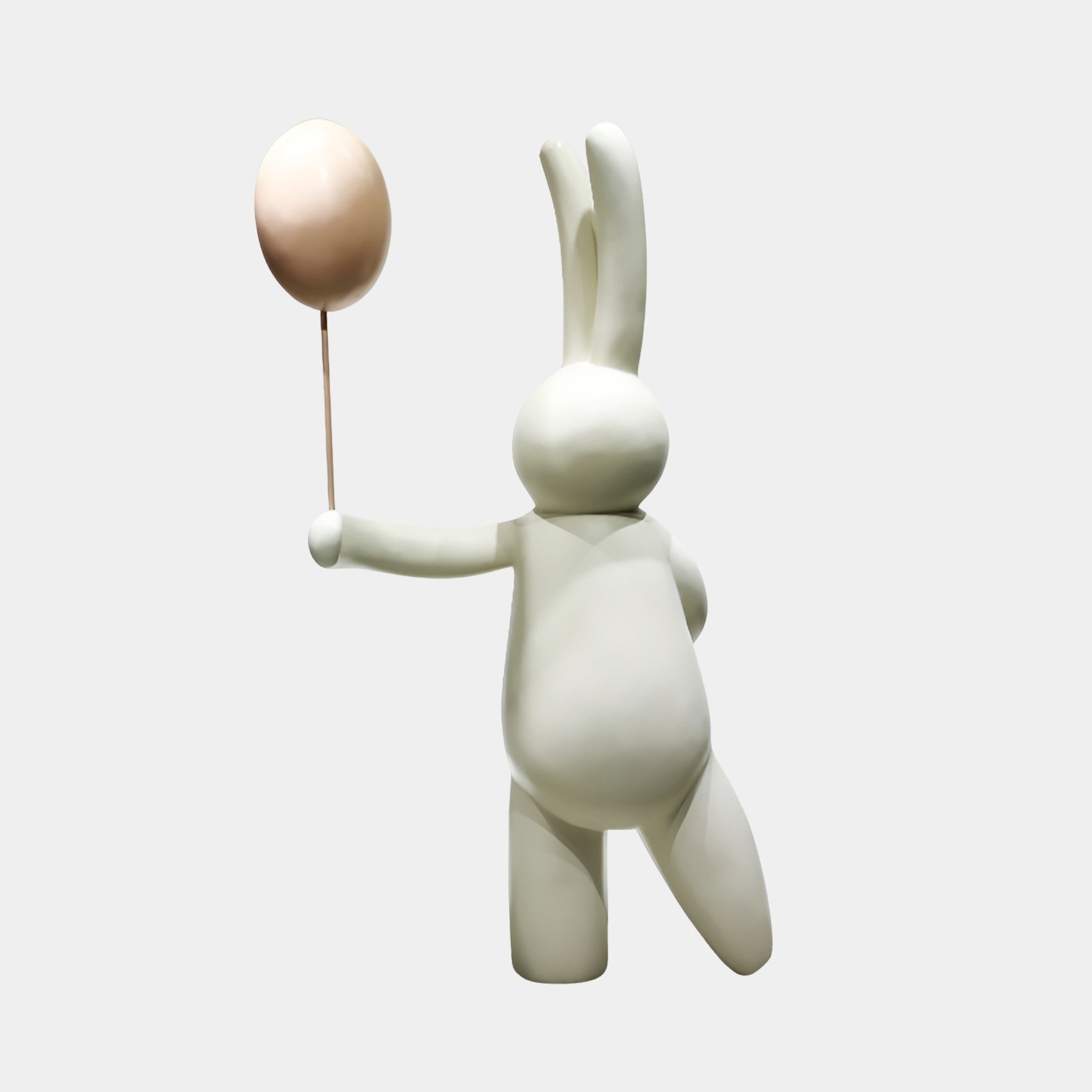 Bramwell White Rabbit Sculpture - 178cm