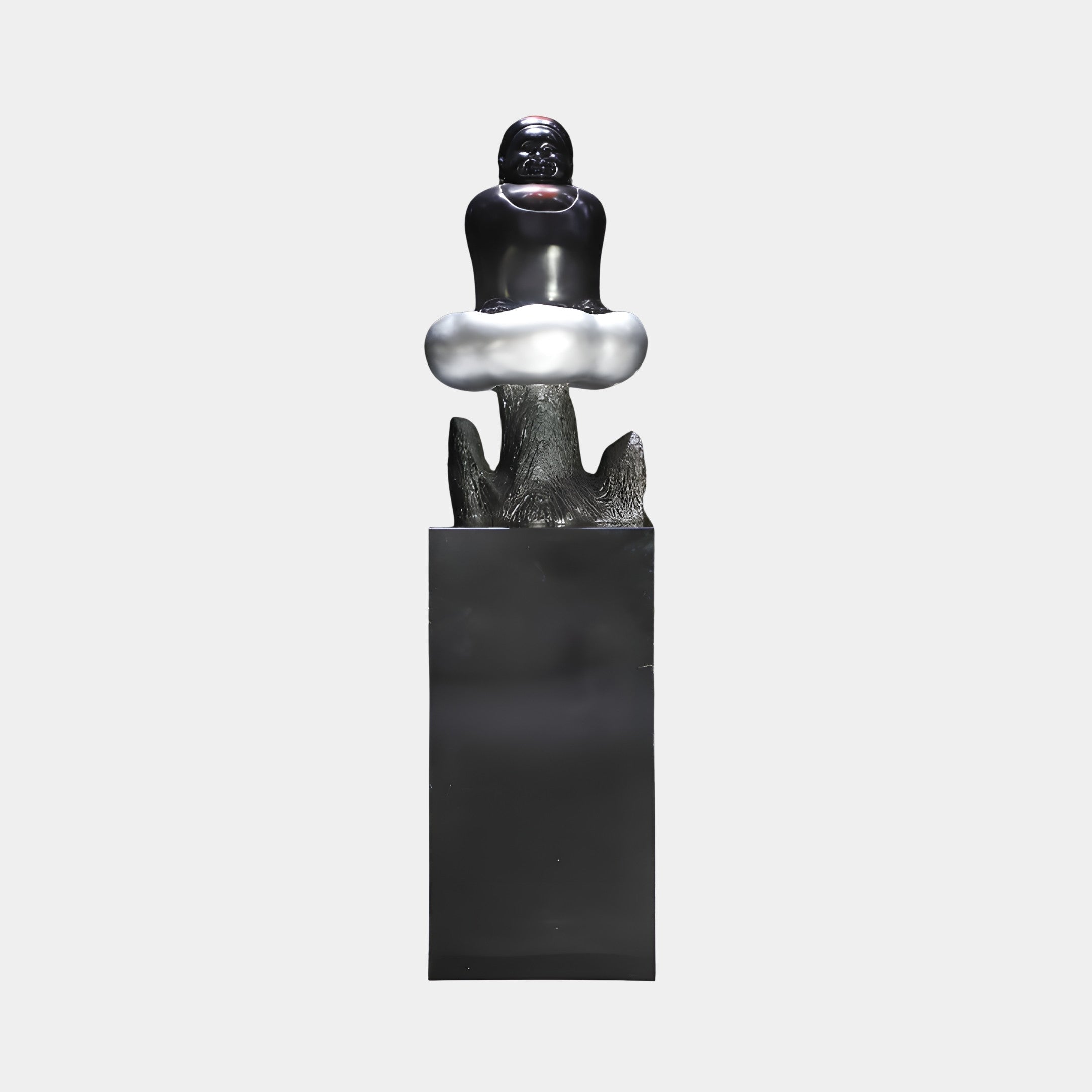 Brookdon Black & White Abstract Sculpture - 180cm