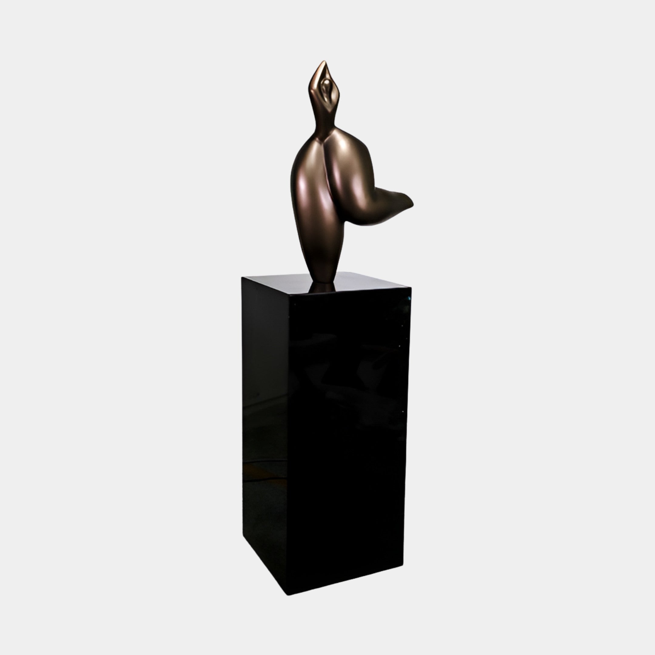 Burnton Black Figure Sculpture - 136cm