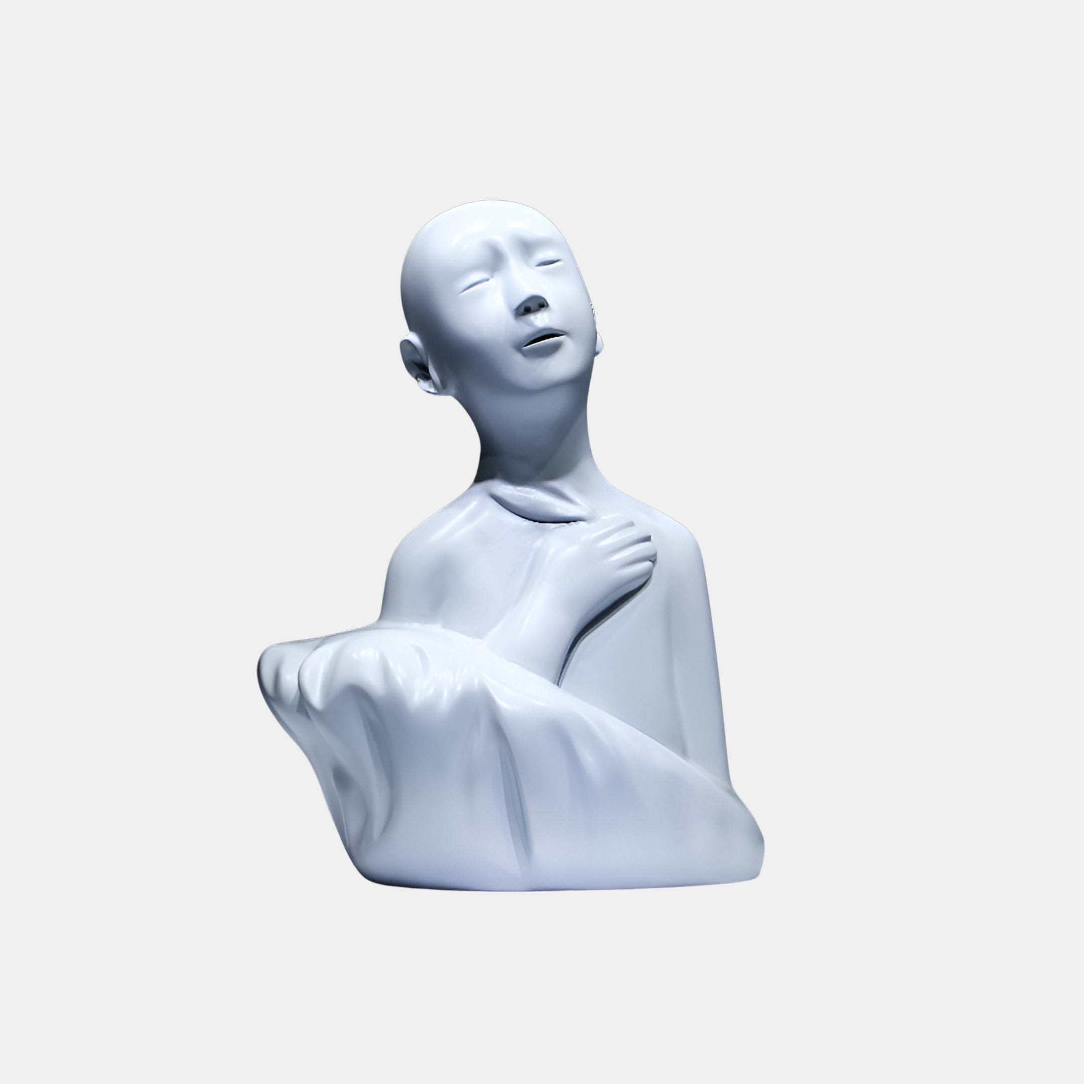 Burnworth White Bust Sculpture - 62cm