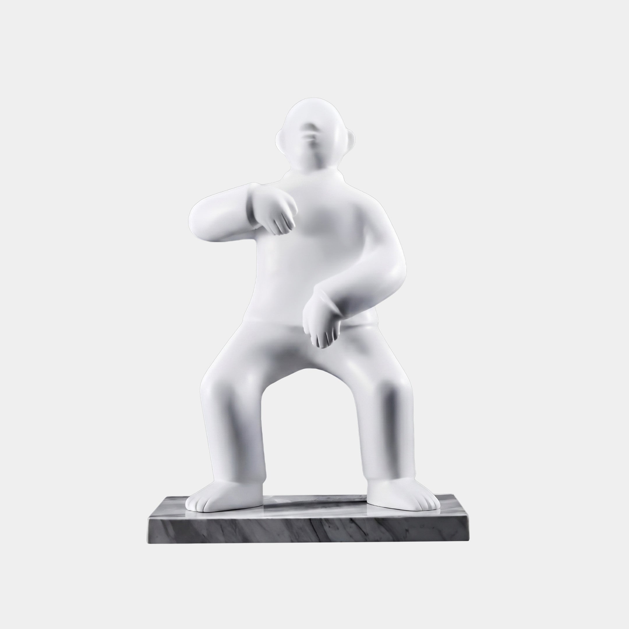 Burnby White Figure Sculpture - 73cm