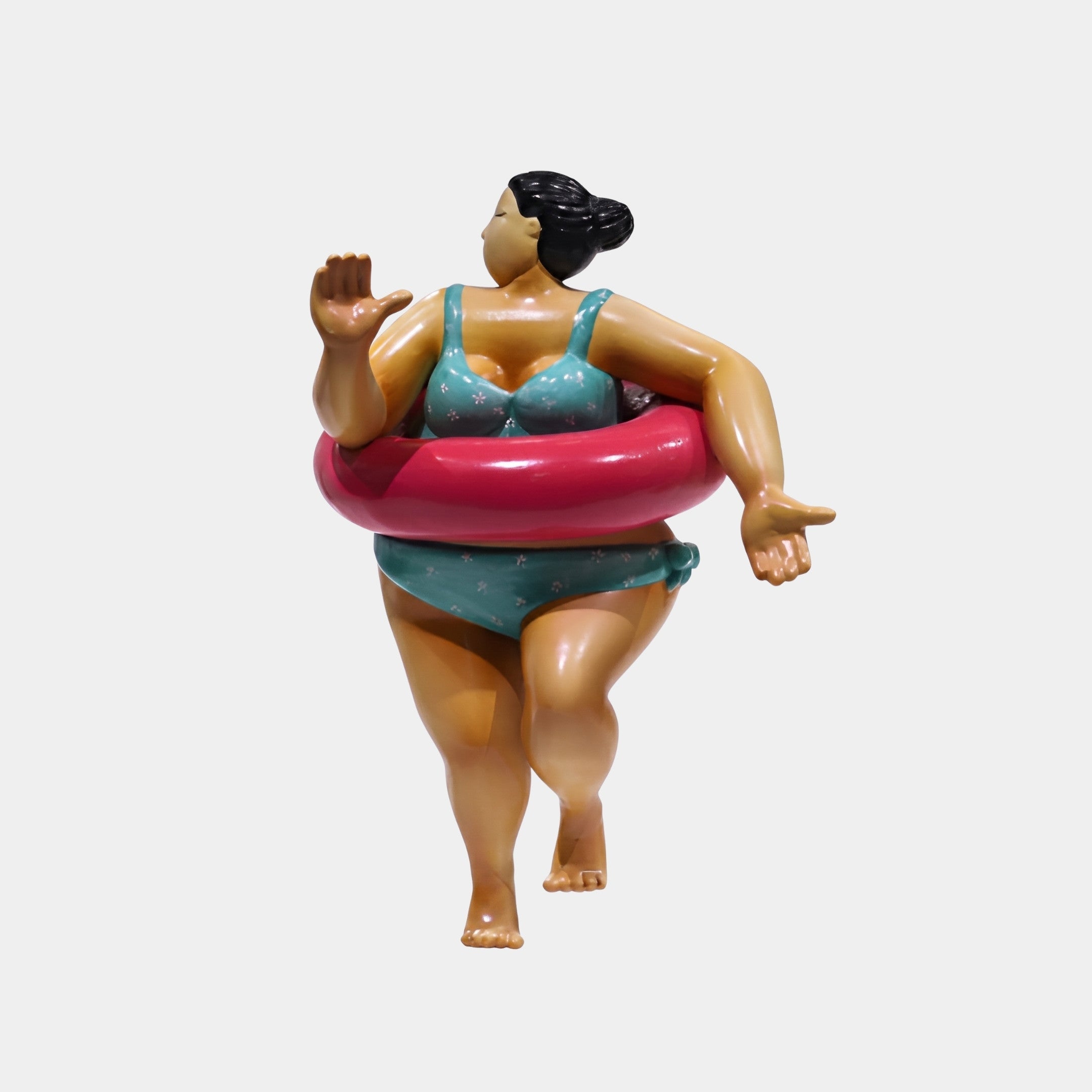 Burnholme Red Woman Sculpture - 40cm
