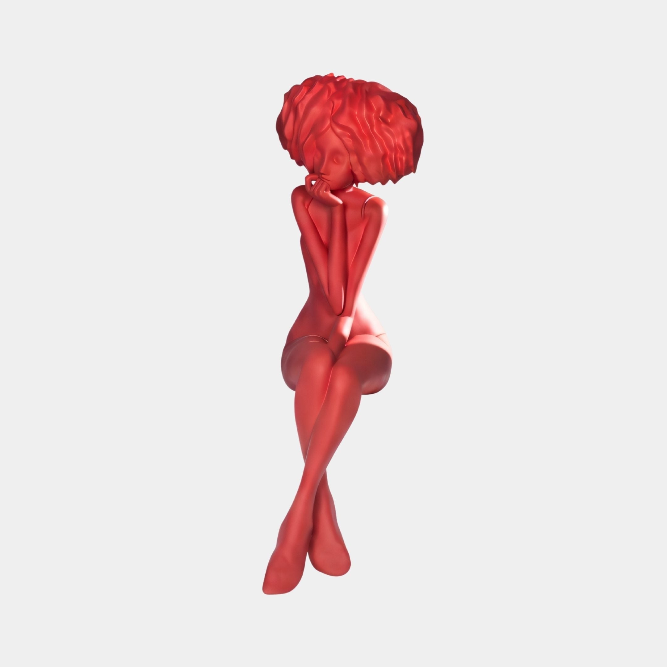 Calddon Red Figure Sculpture - 145cm