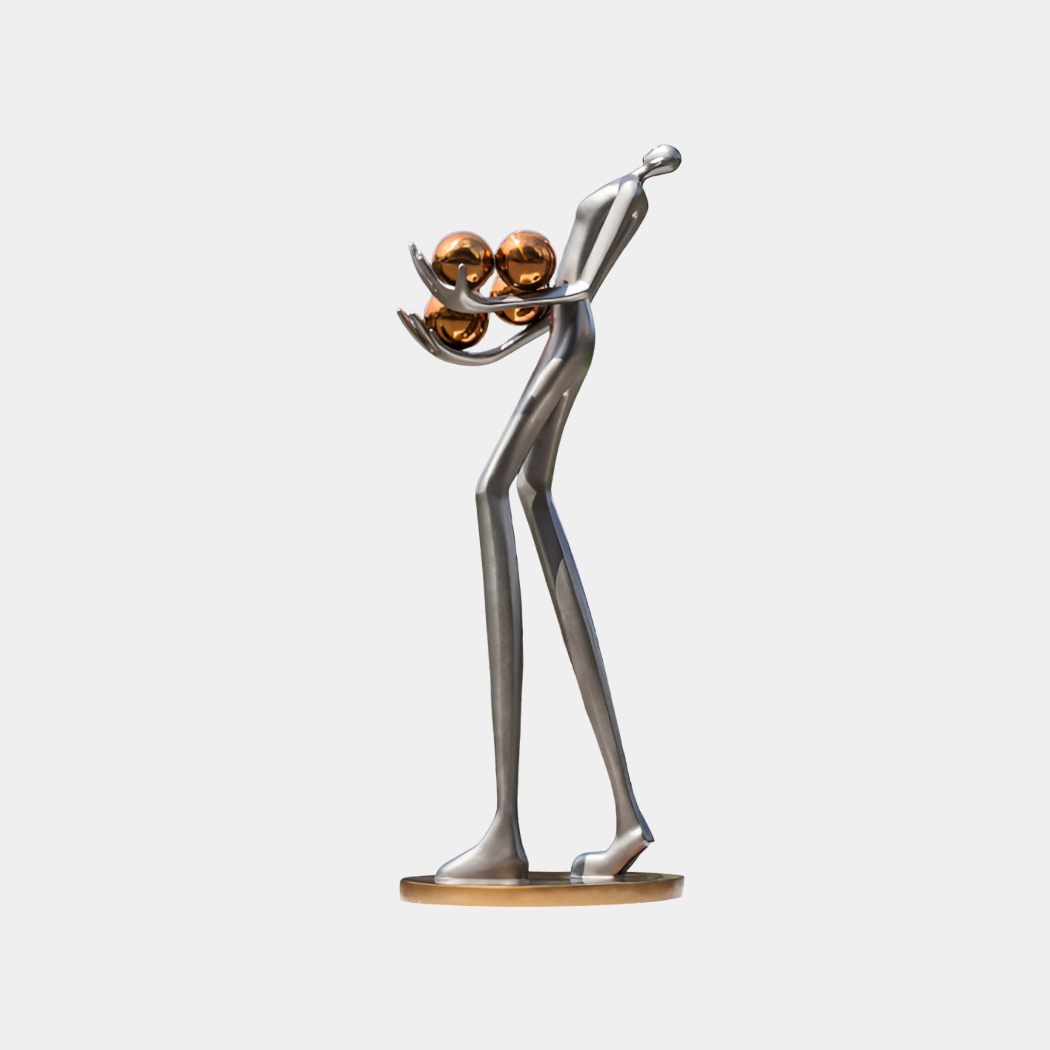 Caldgrove Black Figure Sculpture - 220cm