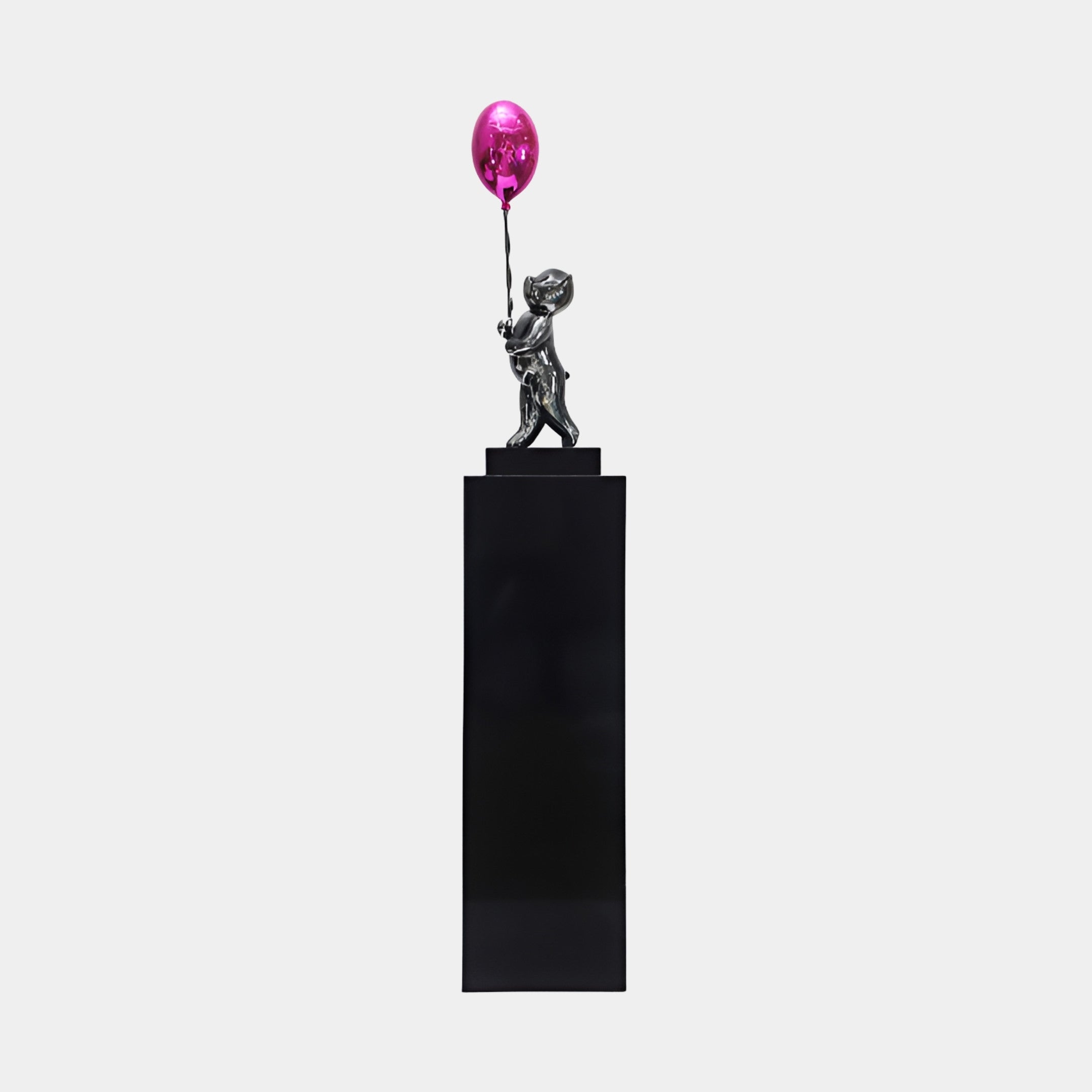 Cranley Black & Pink Figure Sculpture - 83cm
