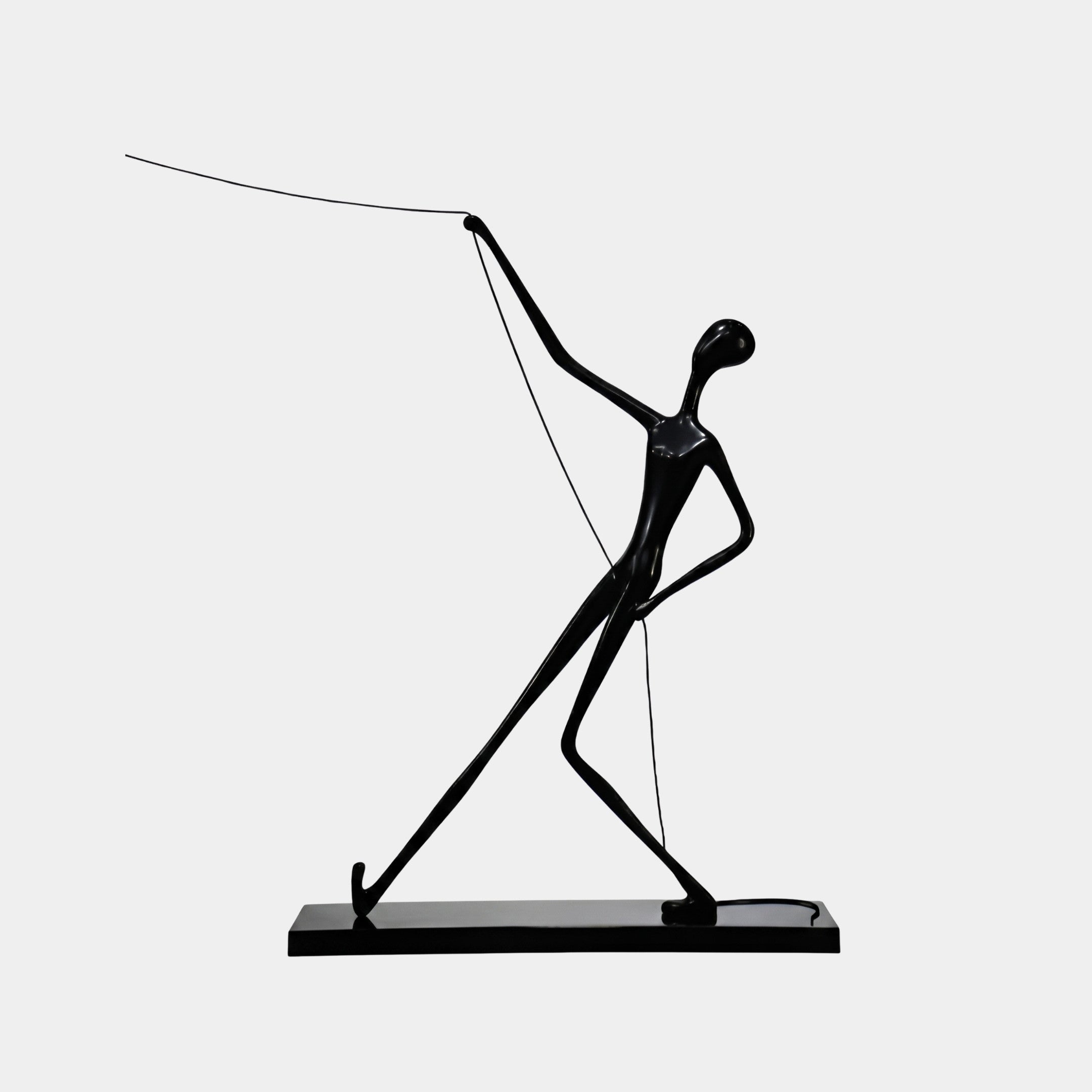Cranhurst Black Figure Sculpture - 151cm