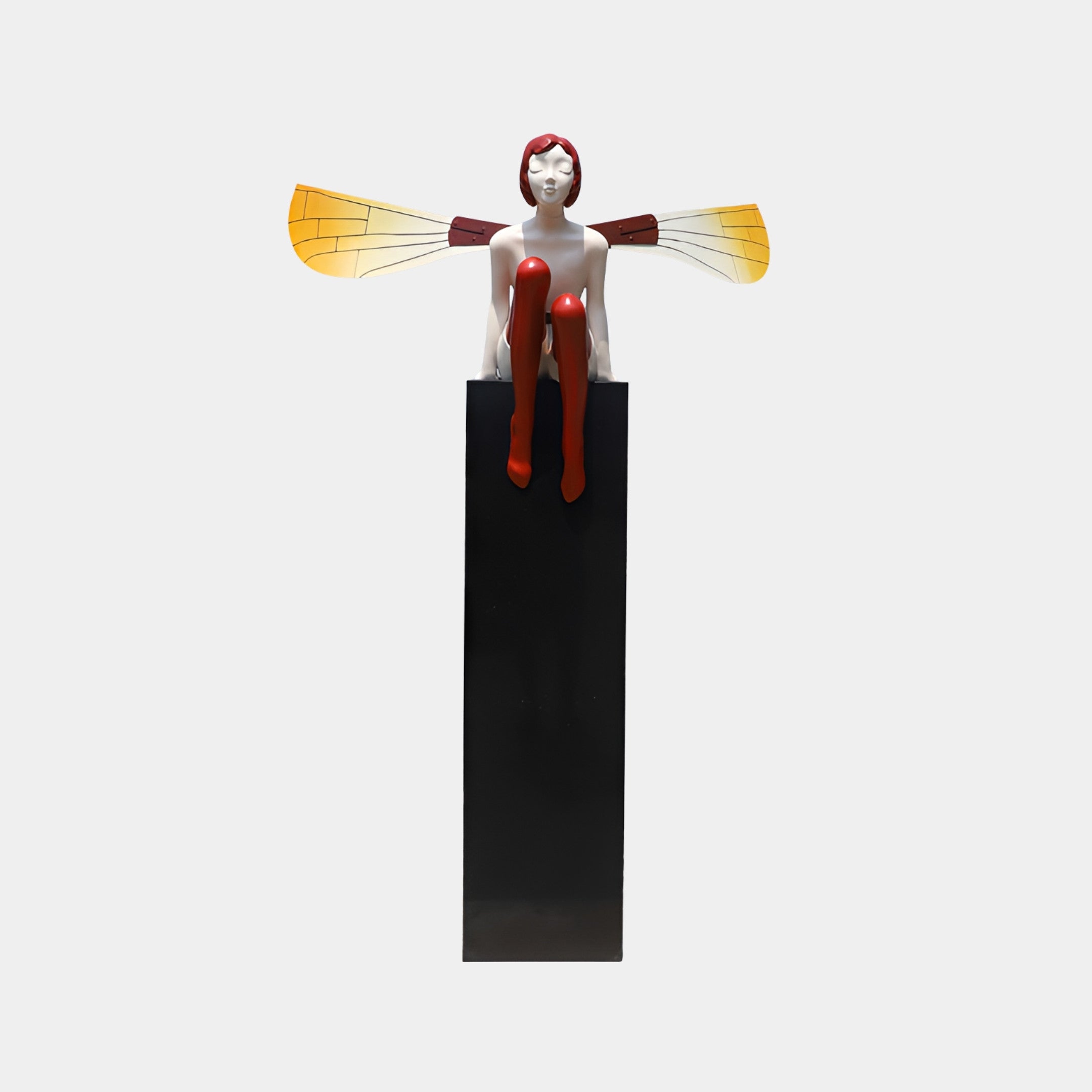 Cranwell Red & Black Figure Sculpture - 207cm