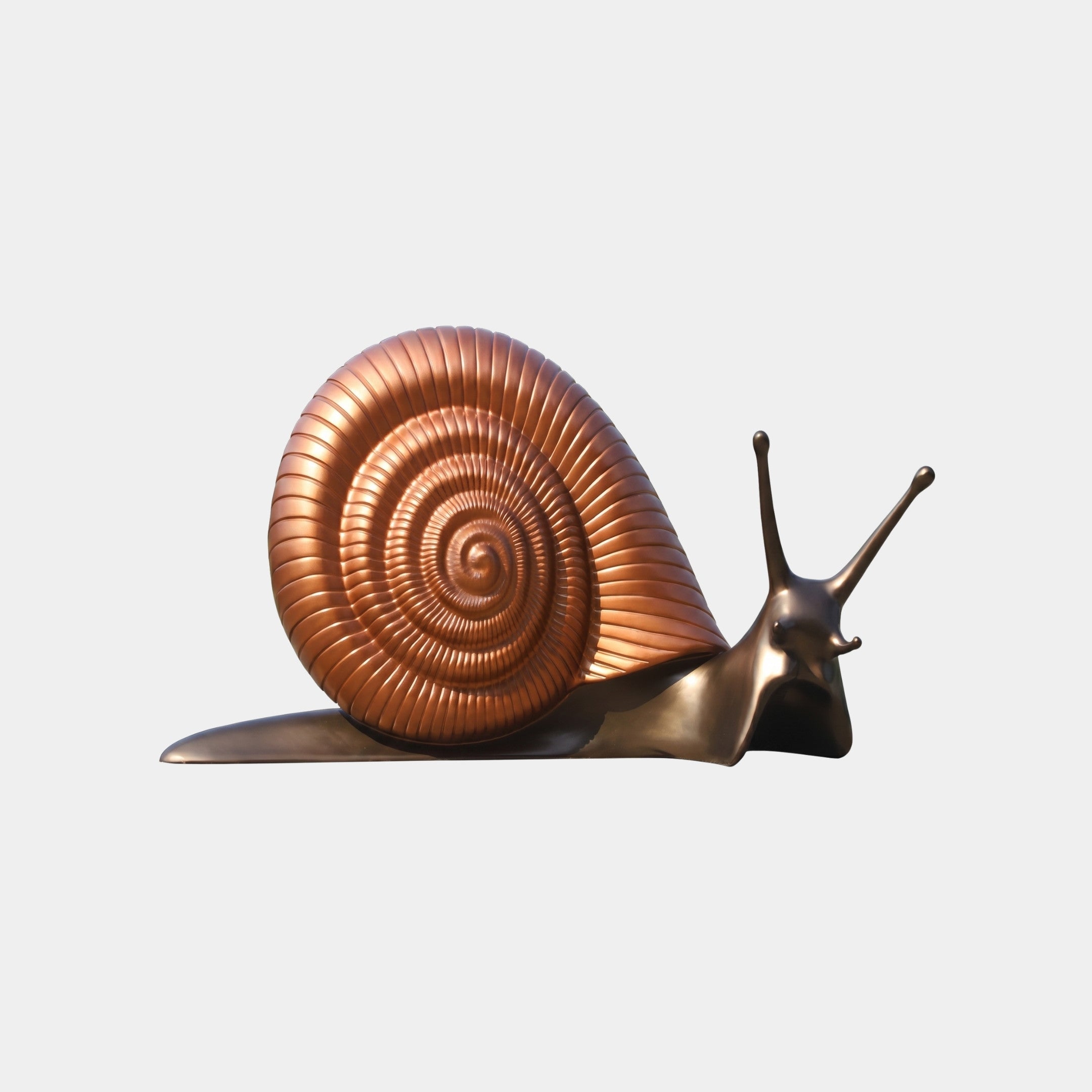 Dunwick Bronze & Copper Snail Sculpture - 170cm