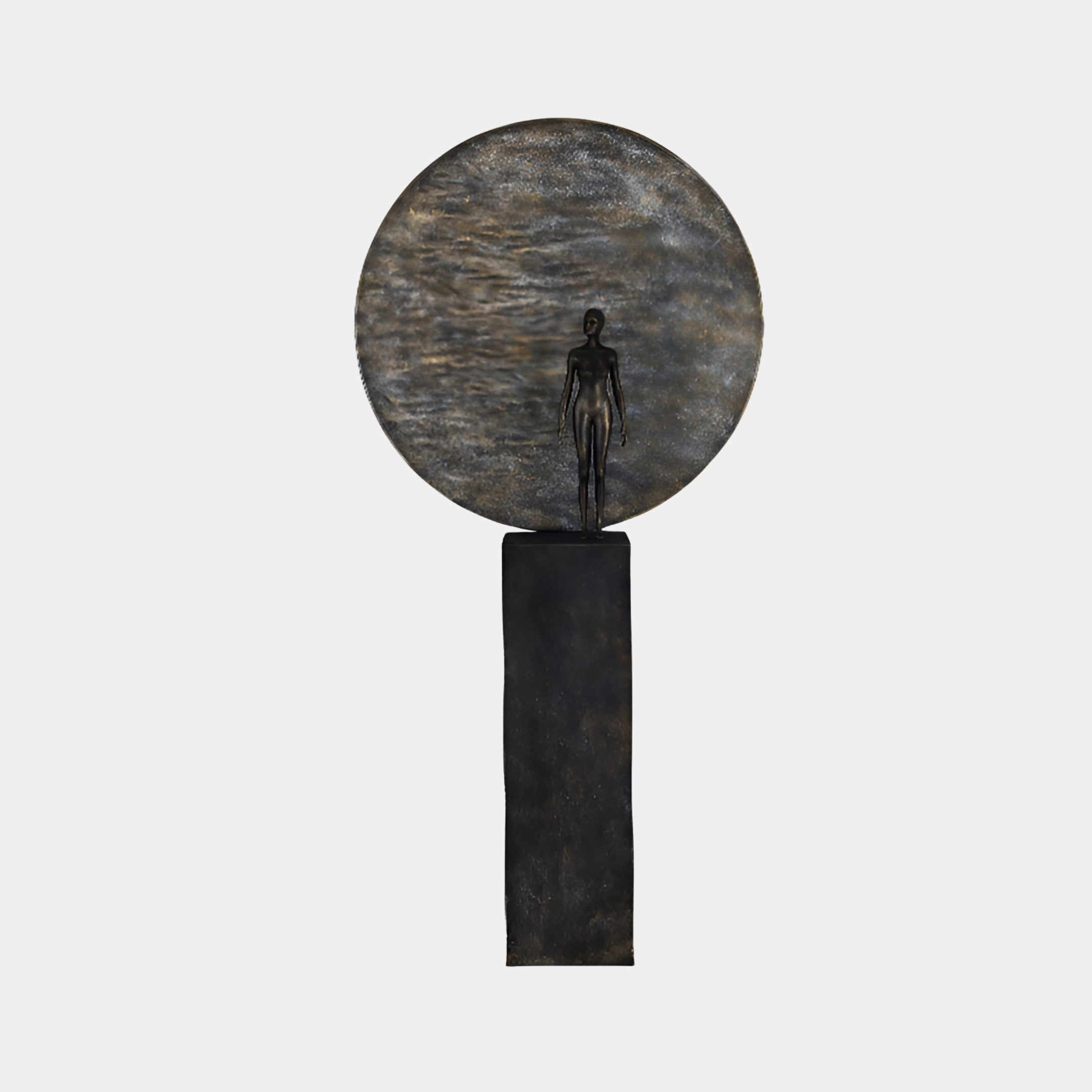 Eldton Bronze & Black Figure Sculpture - 127cm
