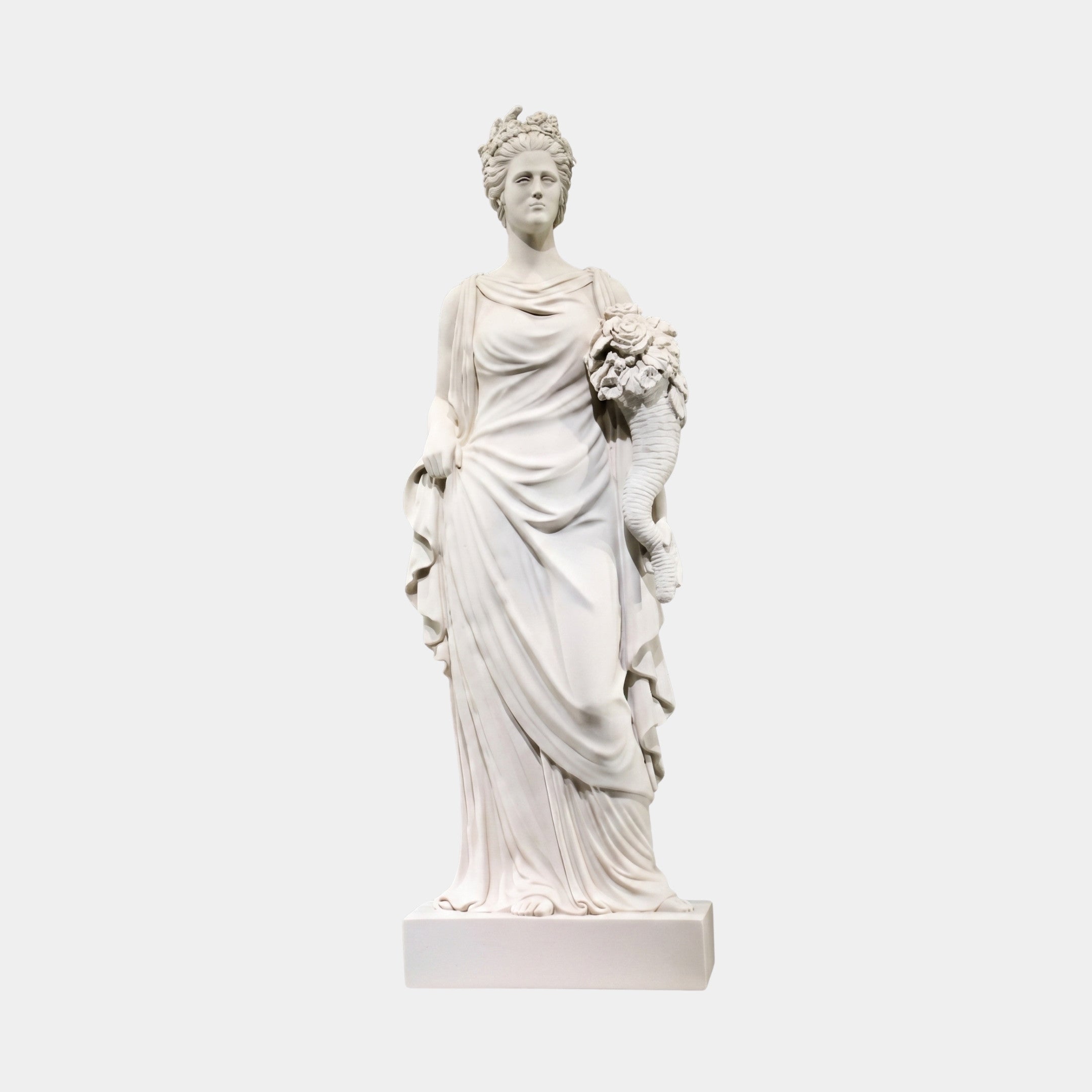 Eldley White Statue Sculpture - 110cm