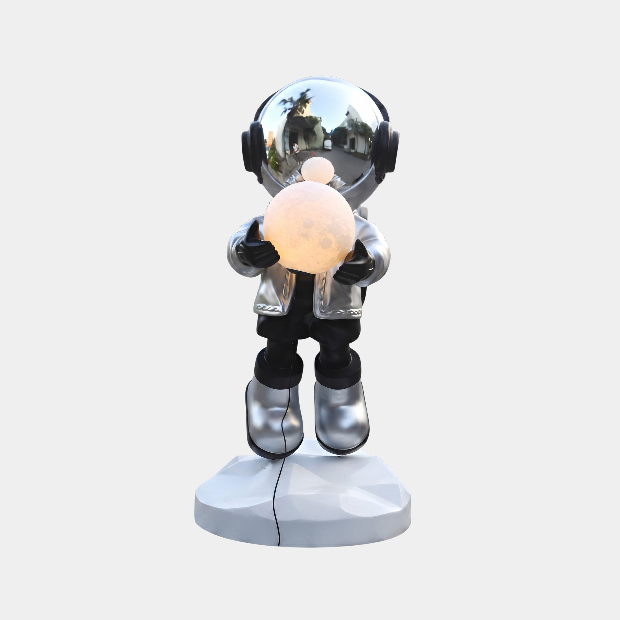 Eldfield Silver Figures Sculpture - 180cm
