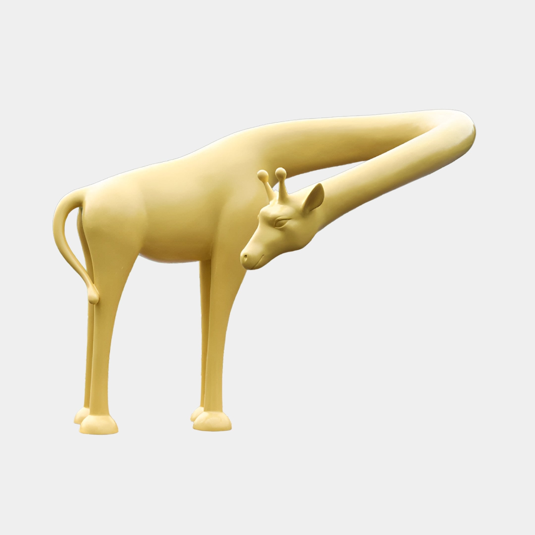 Elddon Gold & Beige Dog Sculpture - 175cm