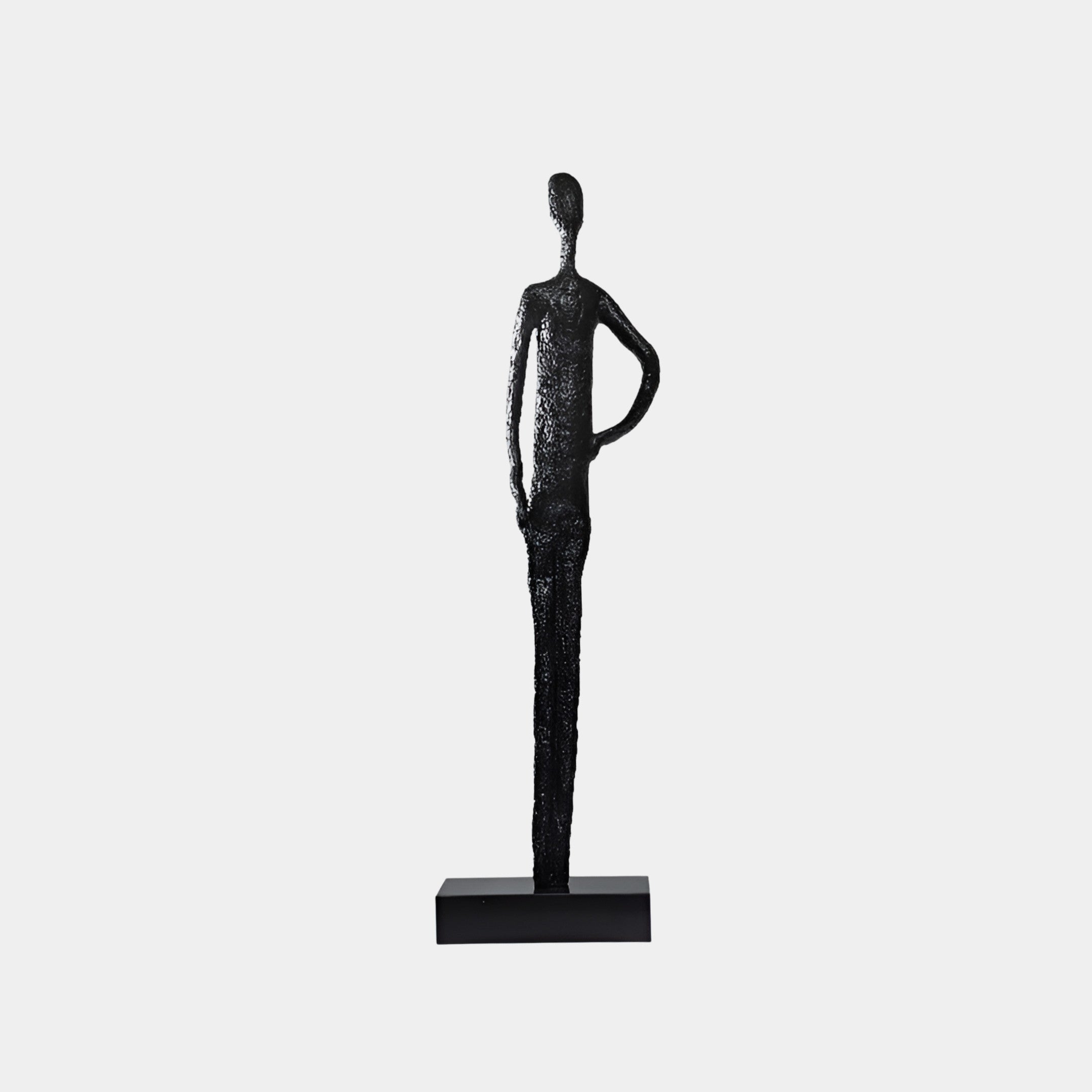 Elddale Black Figure Sculpture - 165cm