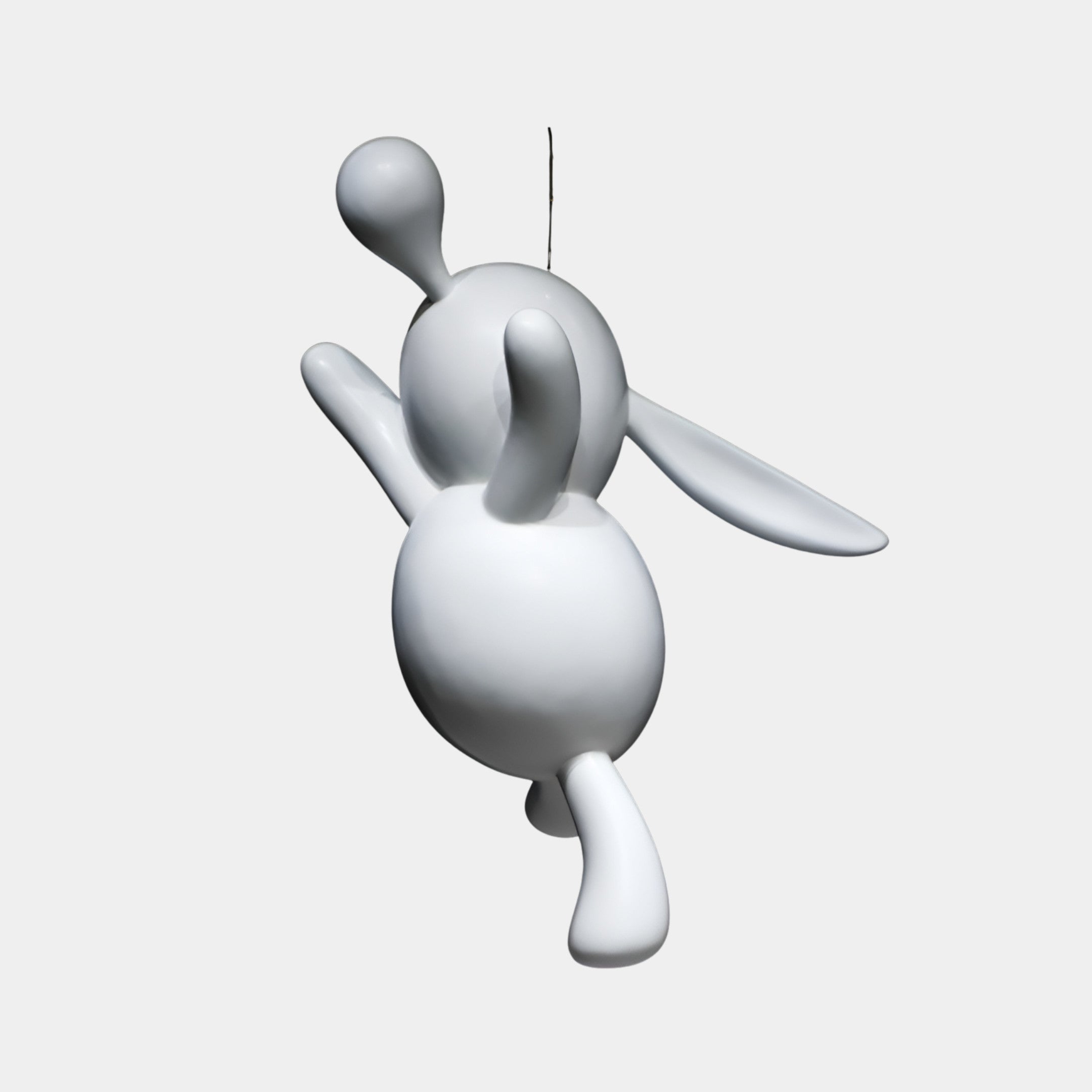 Eldgate Silver Balloon Rabbit Sculpture - 140cm