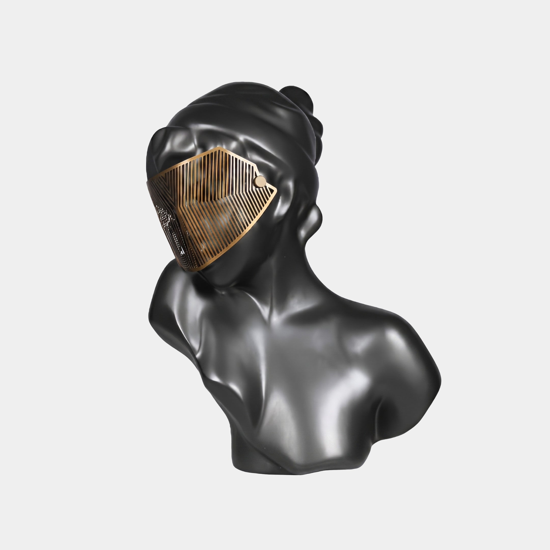 Fenthorpe Black & Gold Bust Sculpture - 68cm