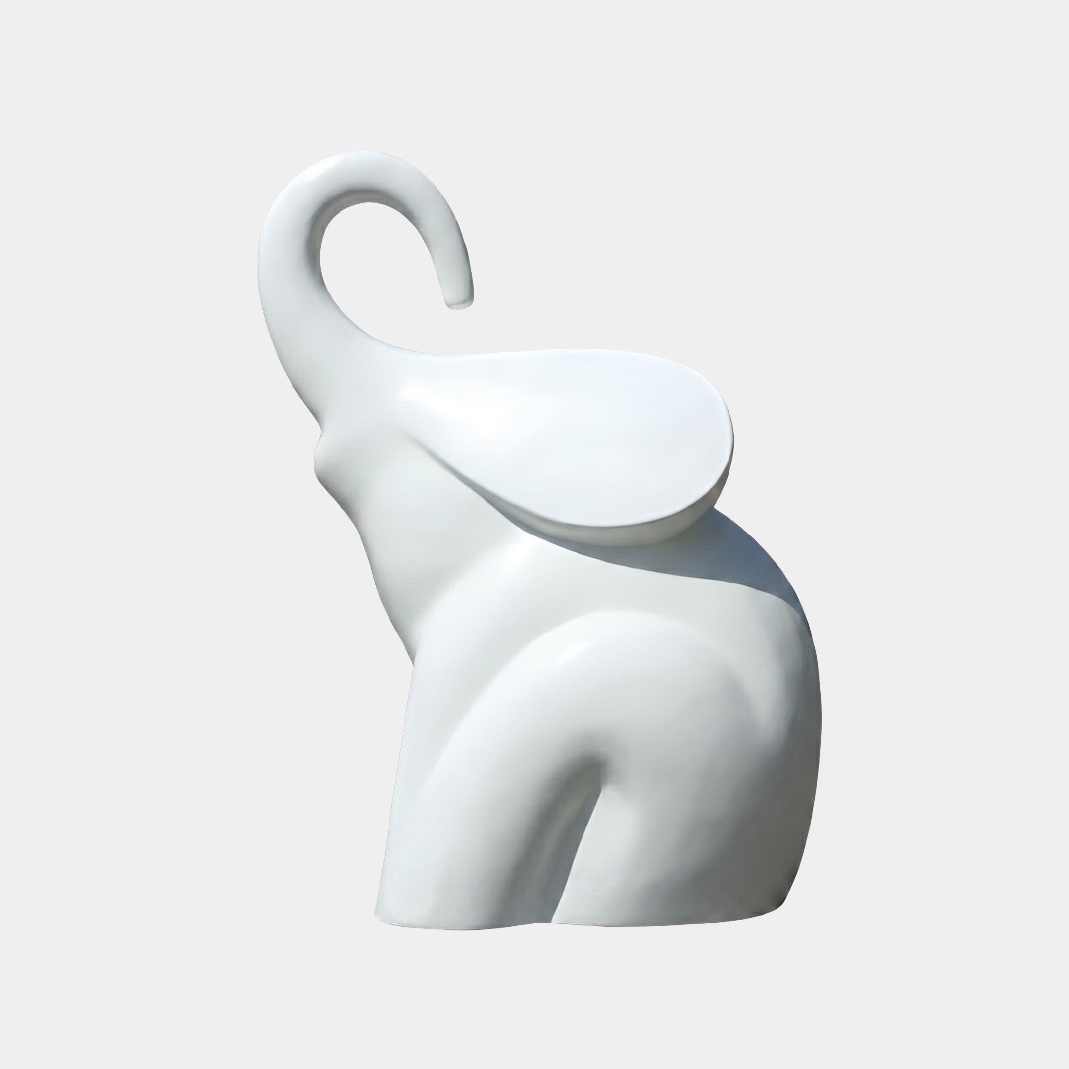 Fenbourne White Elephant Sculpture - 204cm