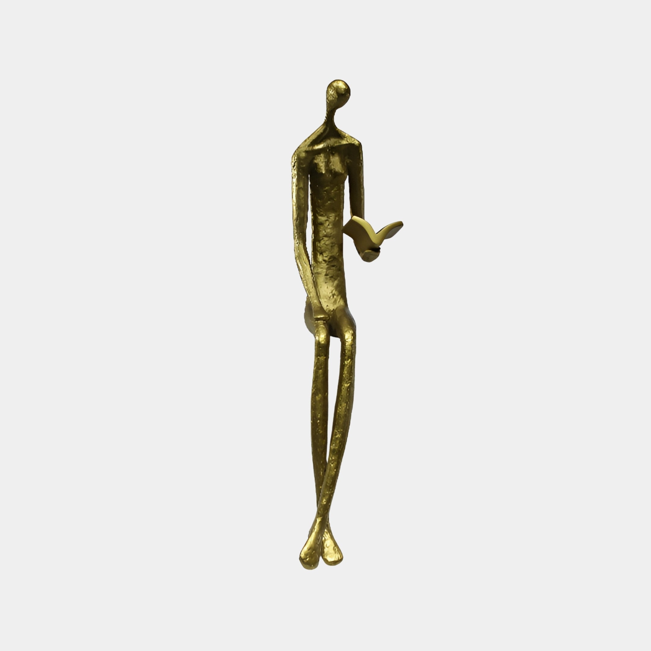 Fenwell Bronze & Gold Figure Sculpture - 115cm