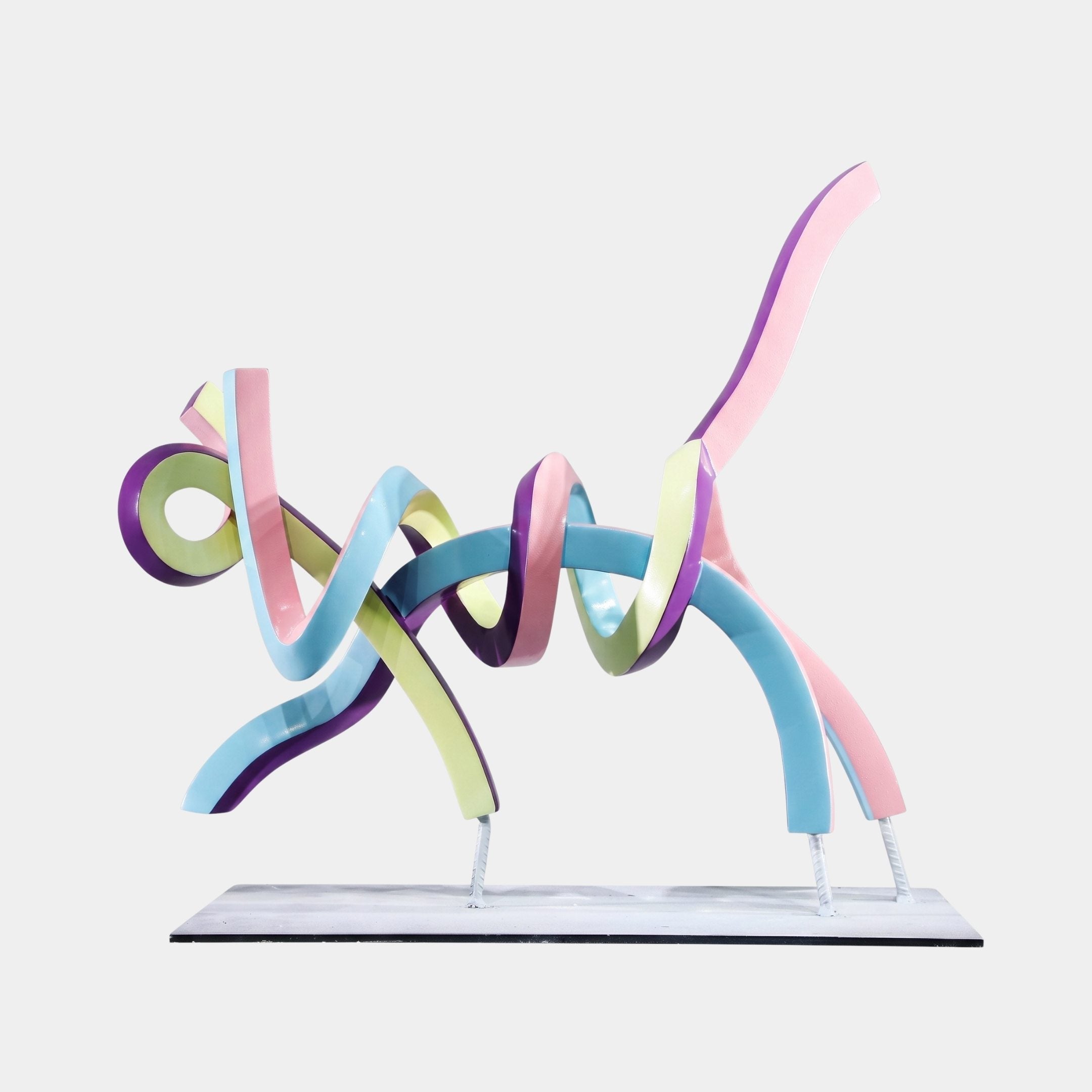 Glenby Multicoloured Script Sculpture - 80cm