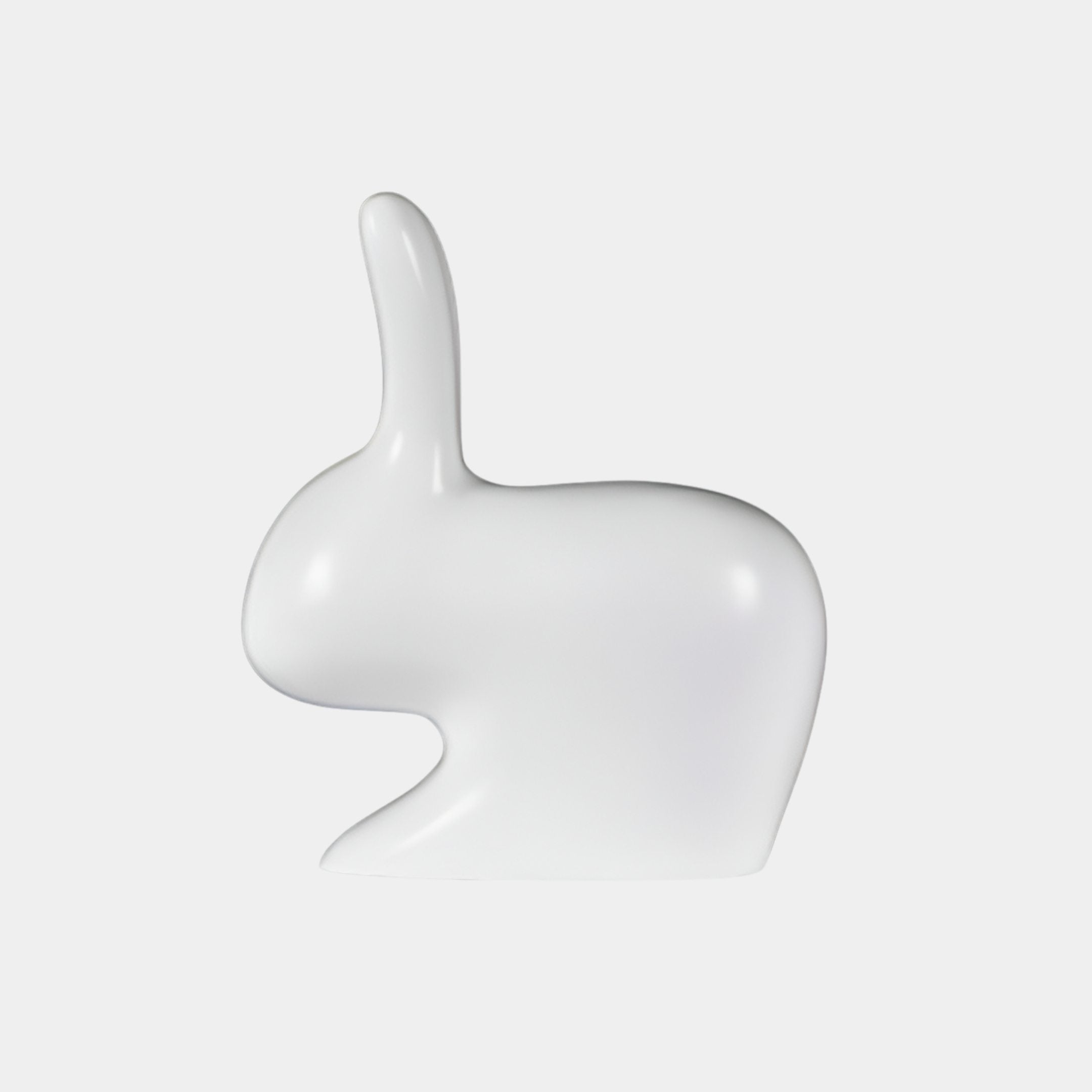 Glenbeck White Rabbit Chair Sculpture - 39–54cm
