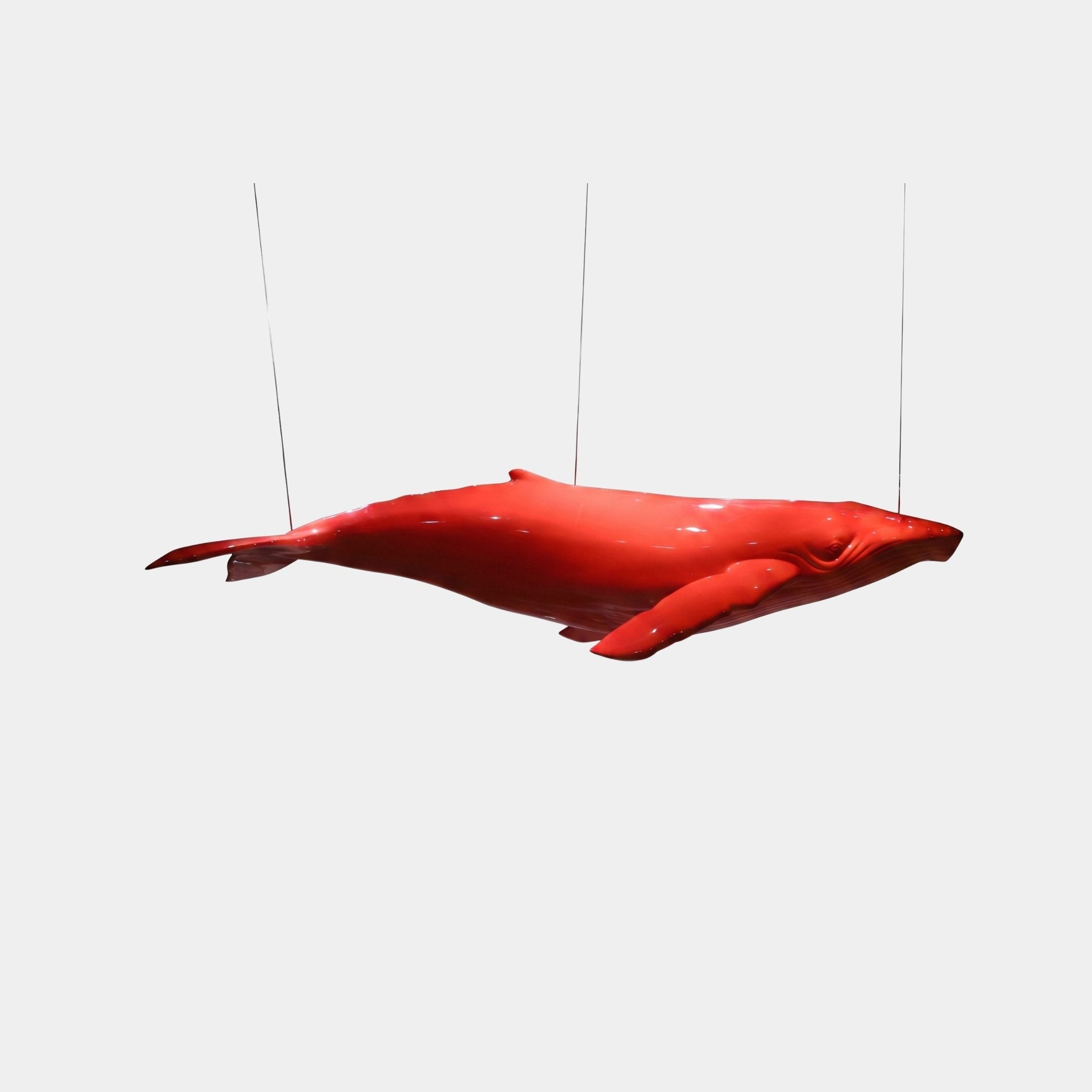 Hartmere Red Whale Sculpture - 300cm