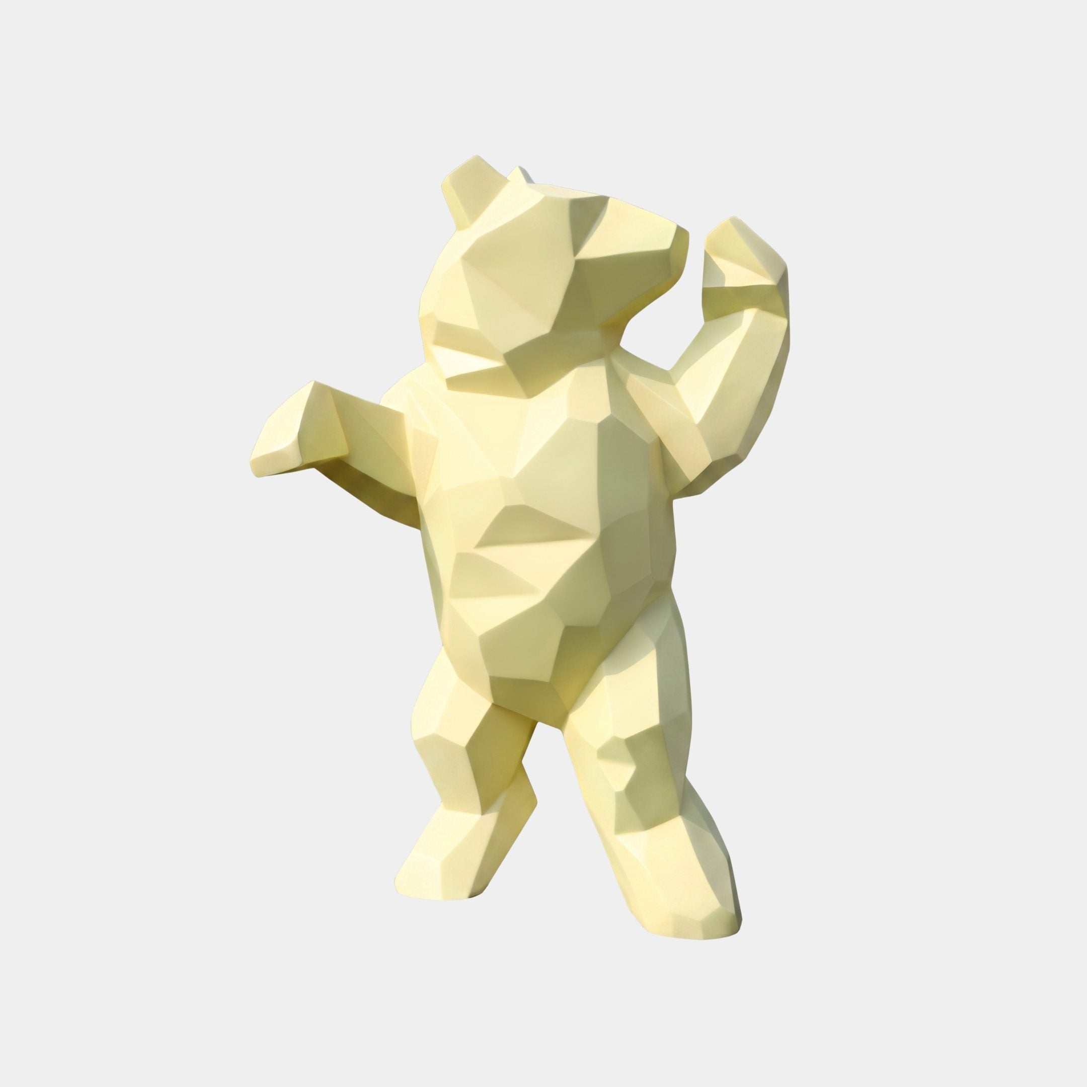 Hartgate Yellow & Cream Bear Sculpture - 180cm