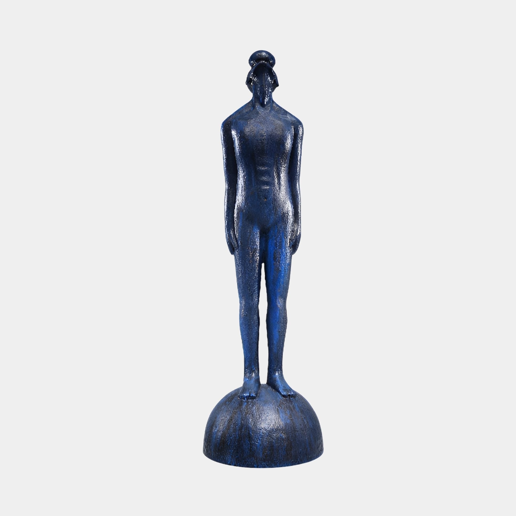 Hazemere Blue & Black Woman Sculpture - 160cm
