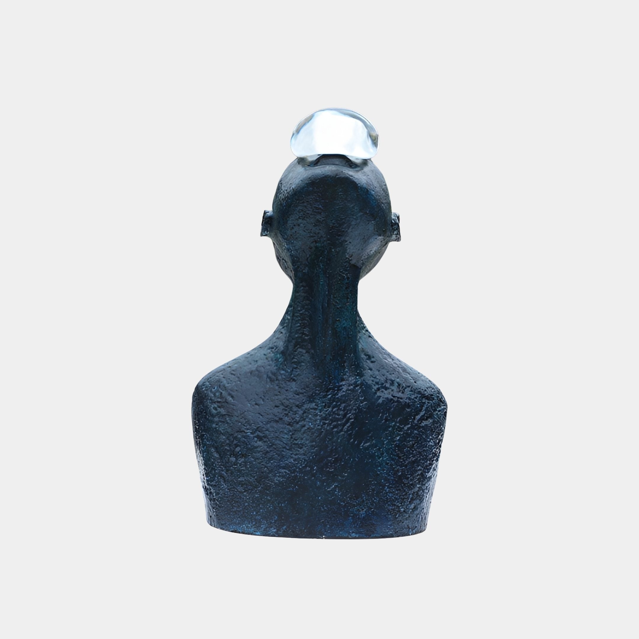 Hazedale Blue Bust Sculpture - 80cm