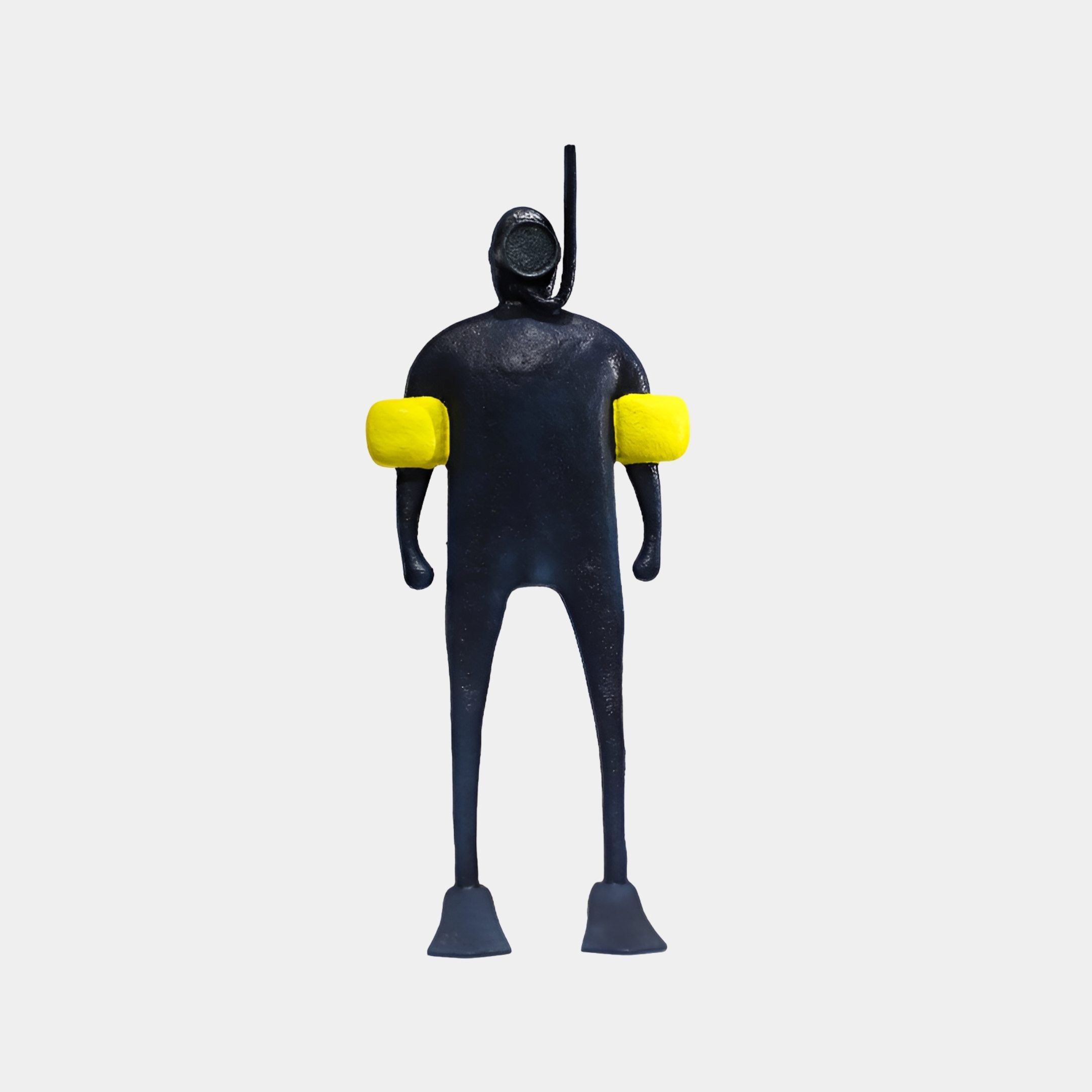 Hazewold Black & Yellow Figure Sculpture - 160cm