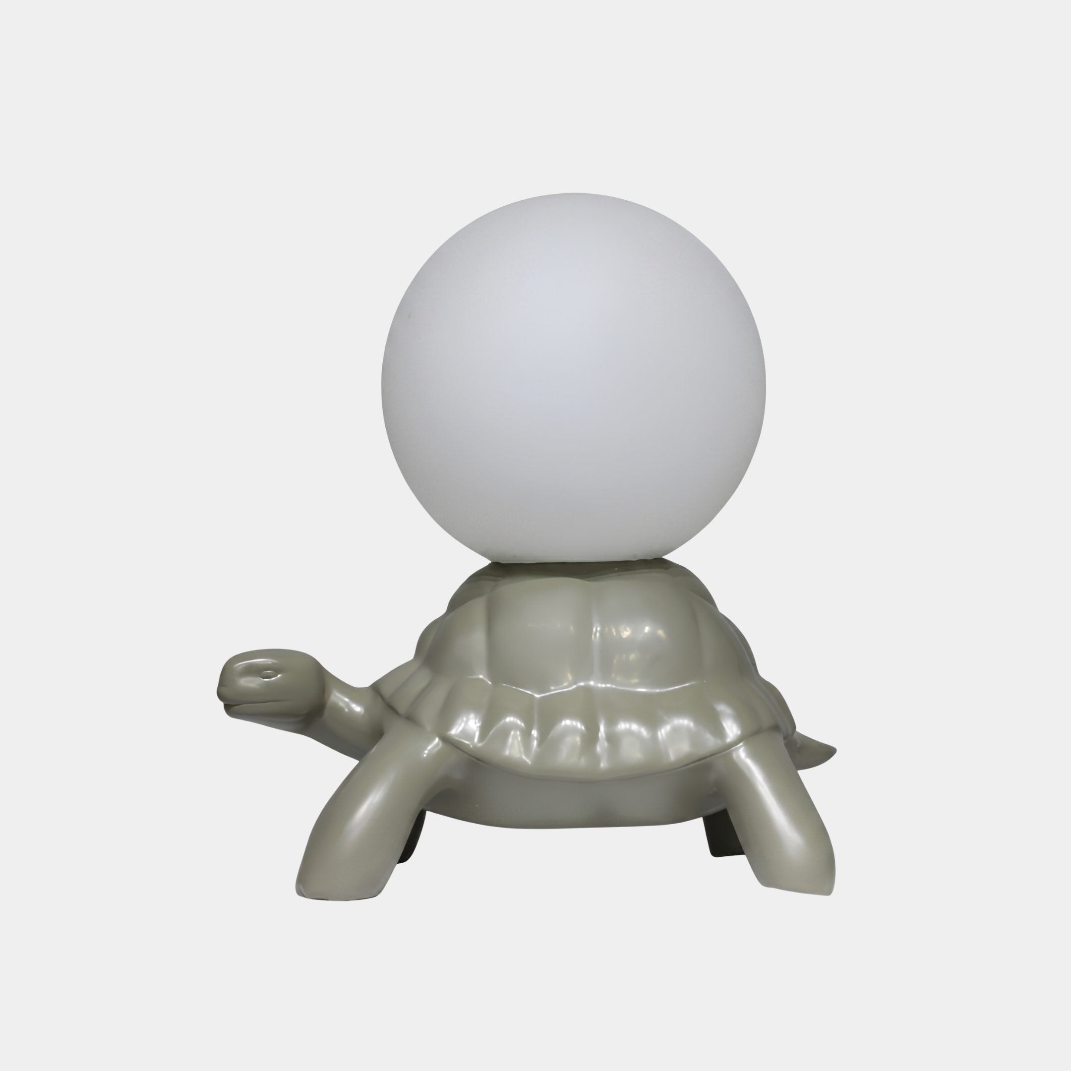 Holtmere Grey & White Tortoise Sculpture - 73cm