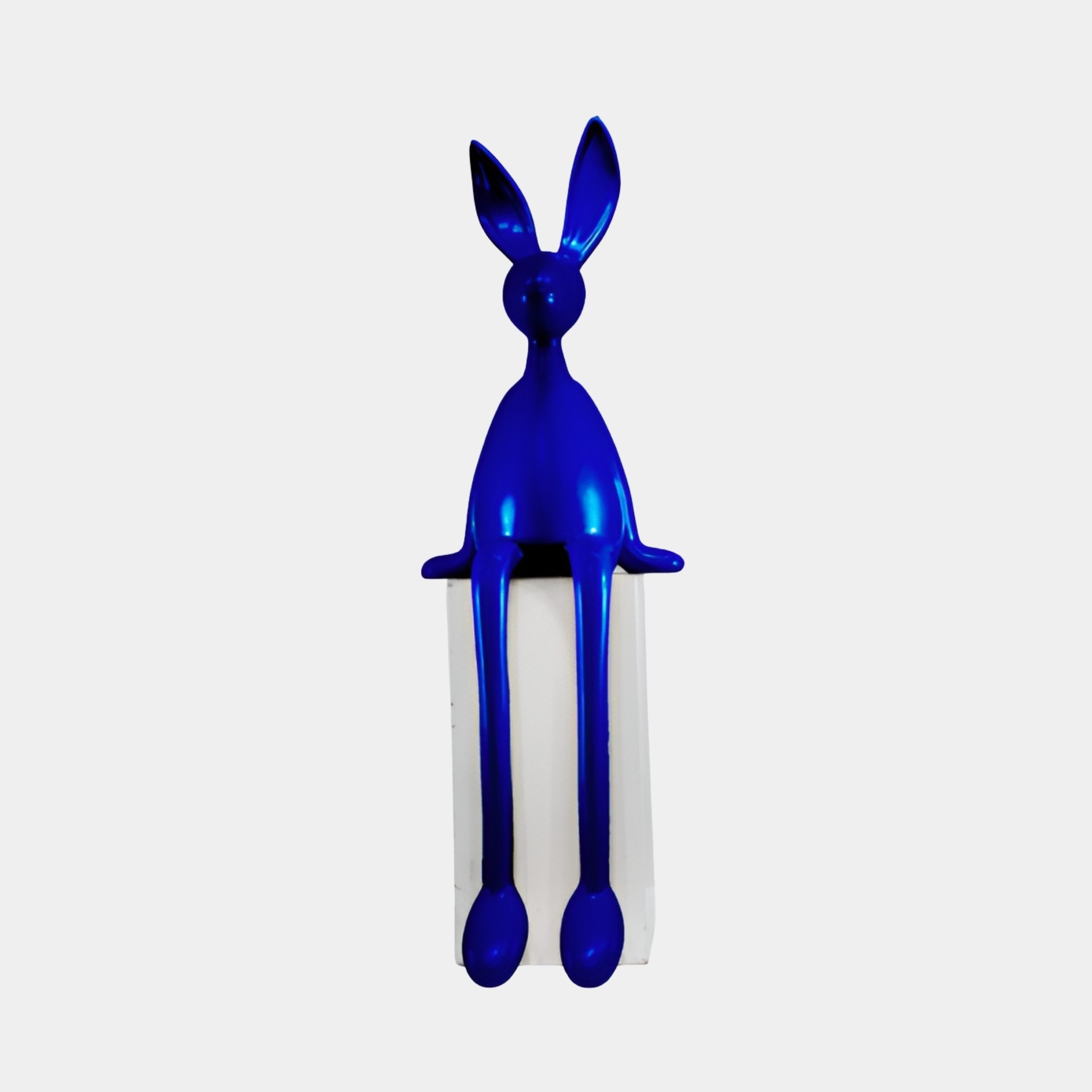 Holtwood Blue Rabbit Sculpture - 110cm