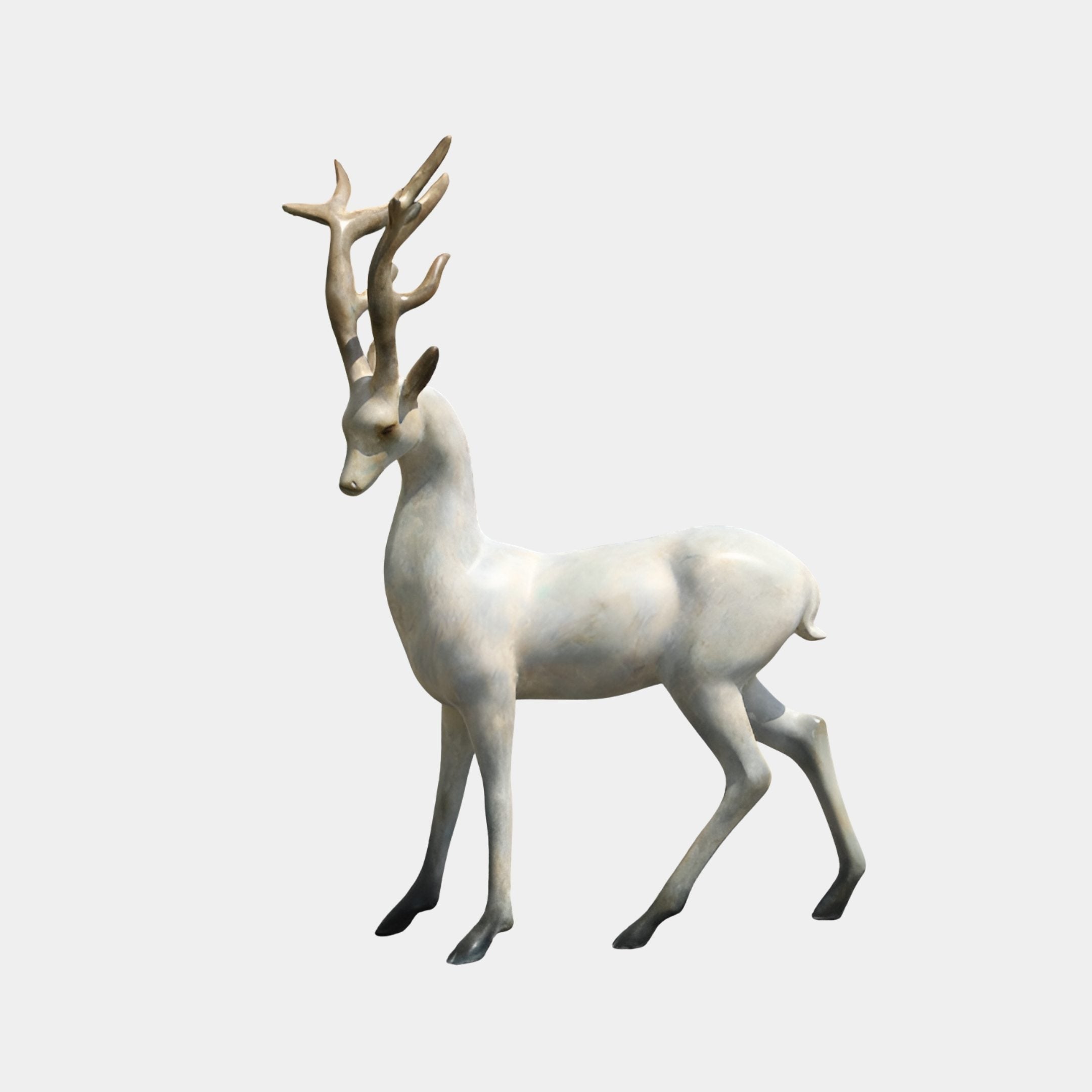 Kelley Cream Deer Sculpture - 120cm