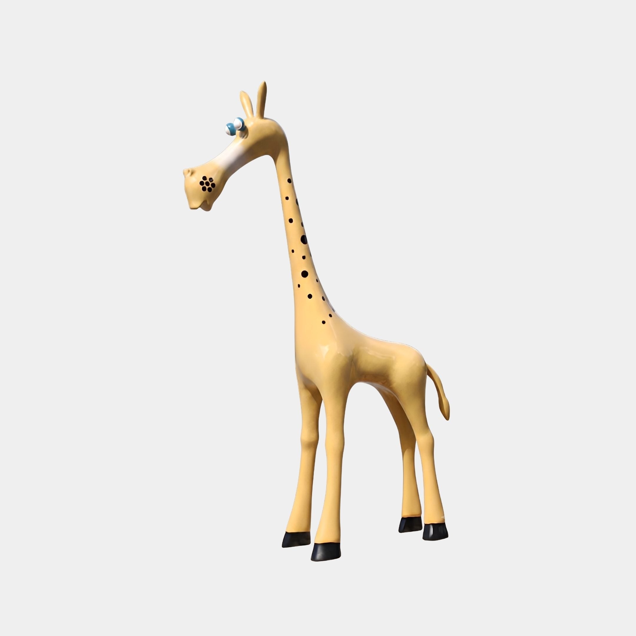 Kelworth Yellow Giraffe Sculpture - 190cm