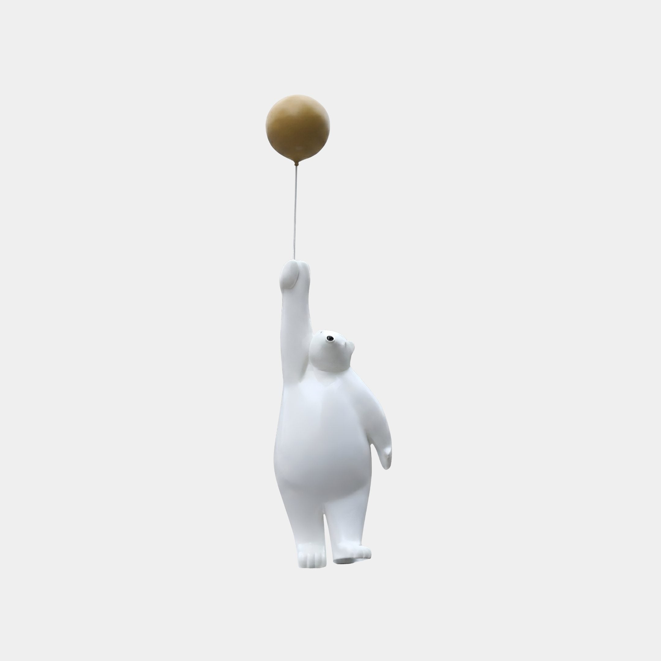 Kelcote White Animal Sculpture - 231cm