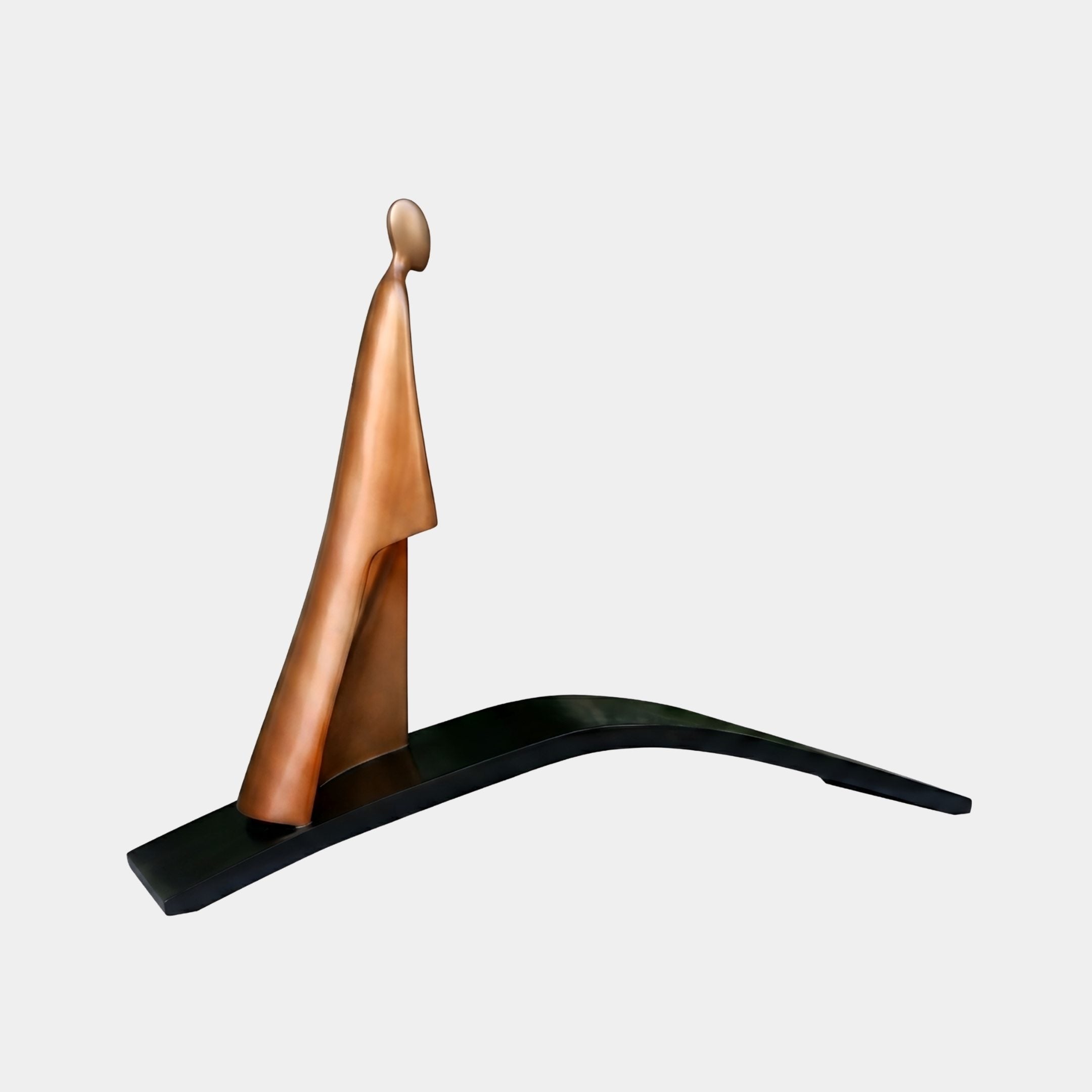 Langcombe Brown Abstract Sculpture - 260cm