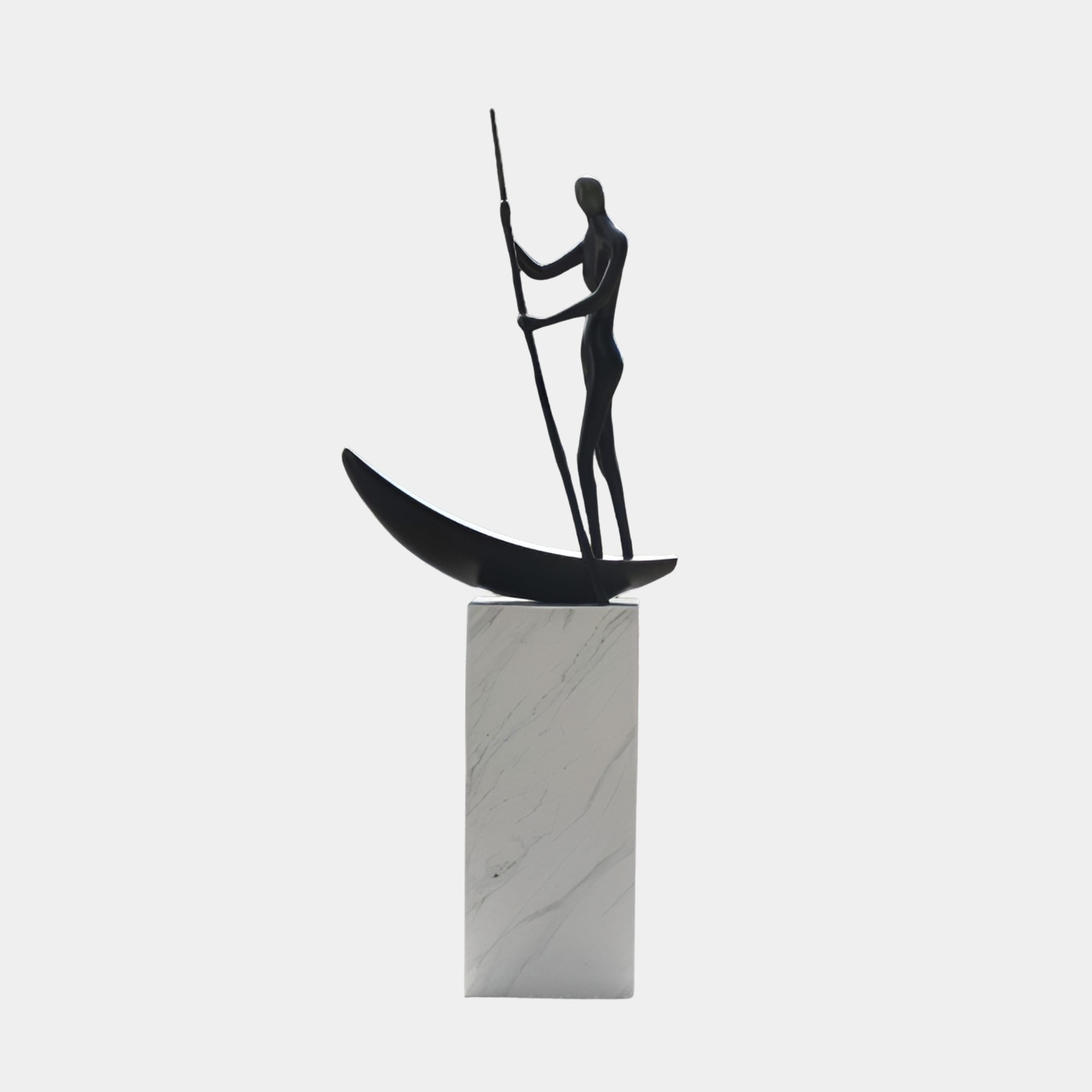 Langgrove Black Figure Sculpture - 180cm