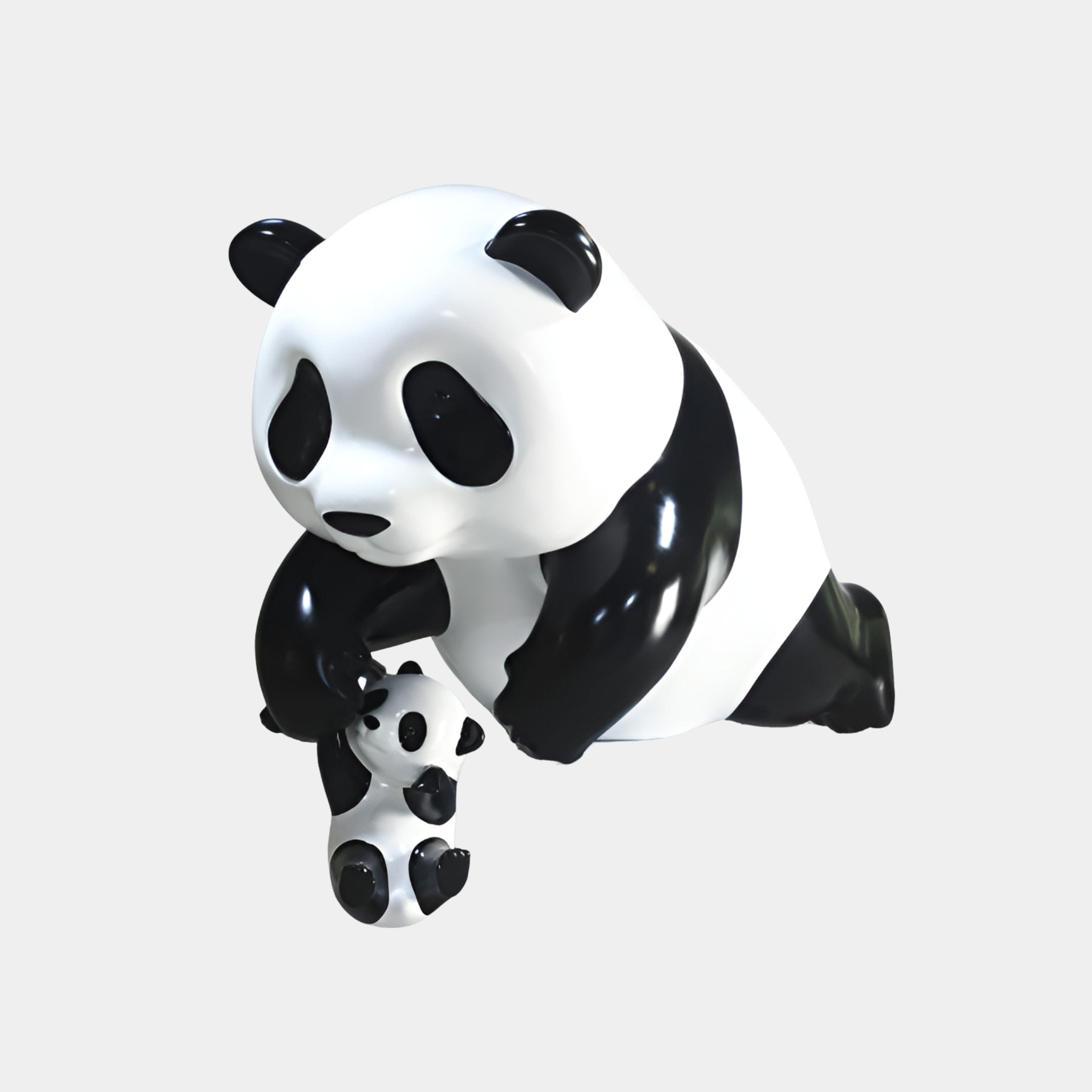 Langridge Black & White Panda Sculpture - 182cm