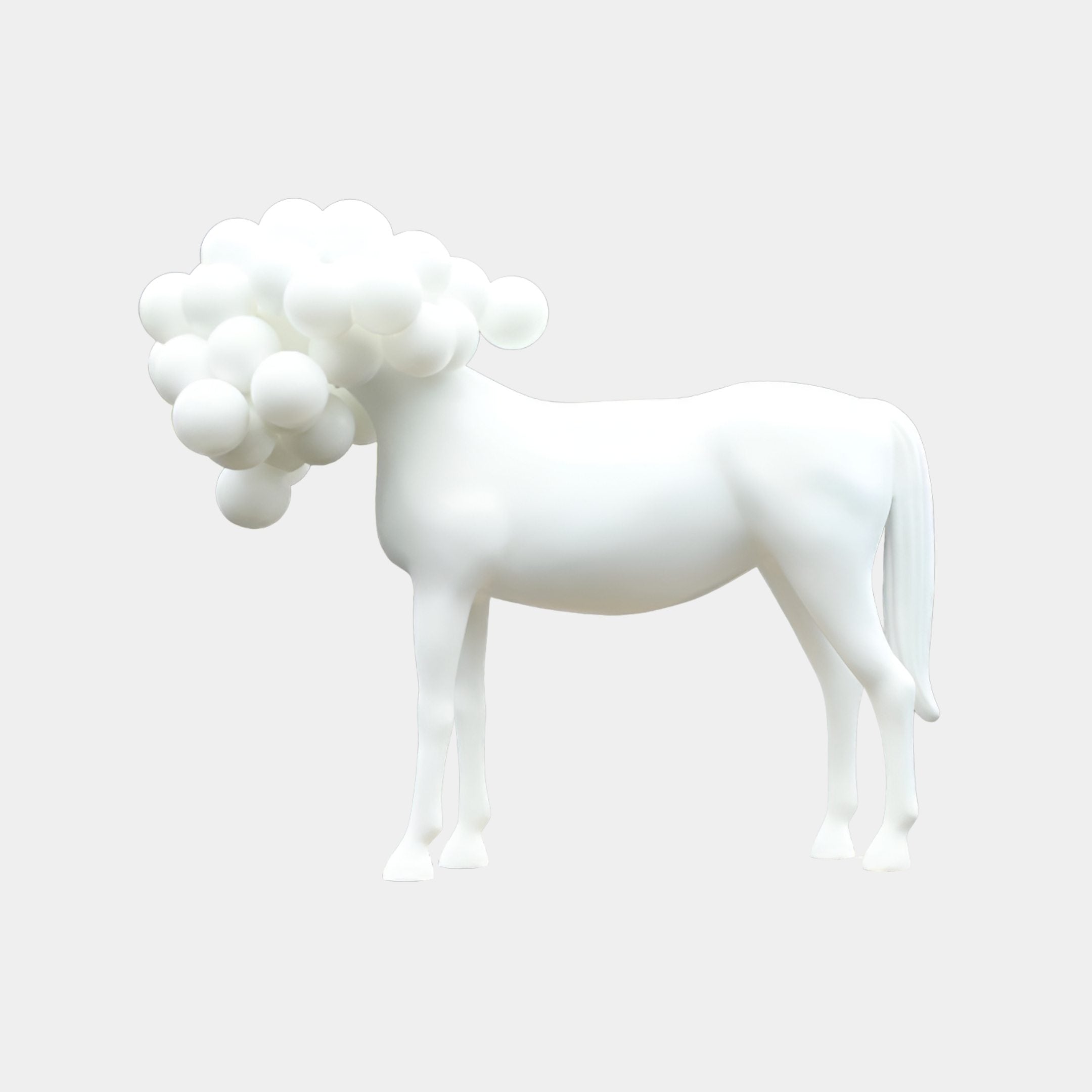 Marthorpe White Deer Sculpture - 180cm