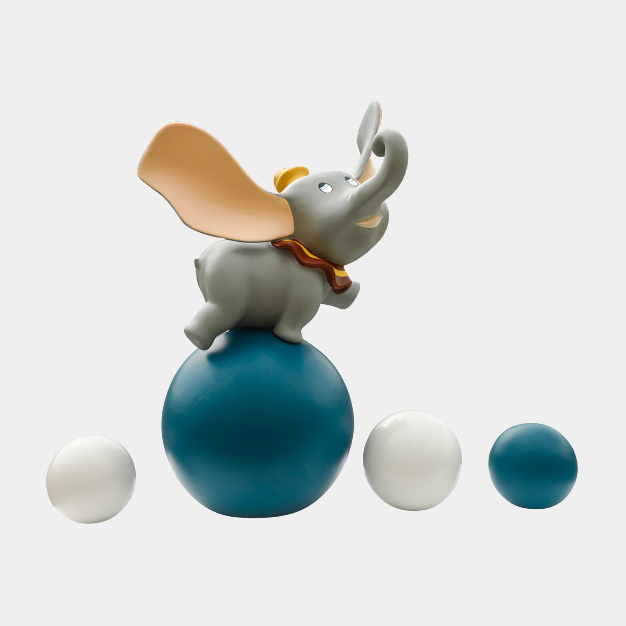 Marholme Blue & Grey Elephant Sculpture - 170cm