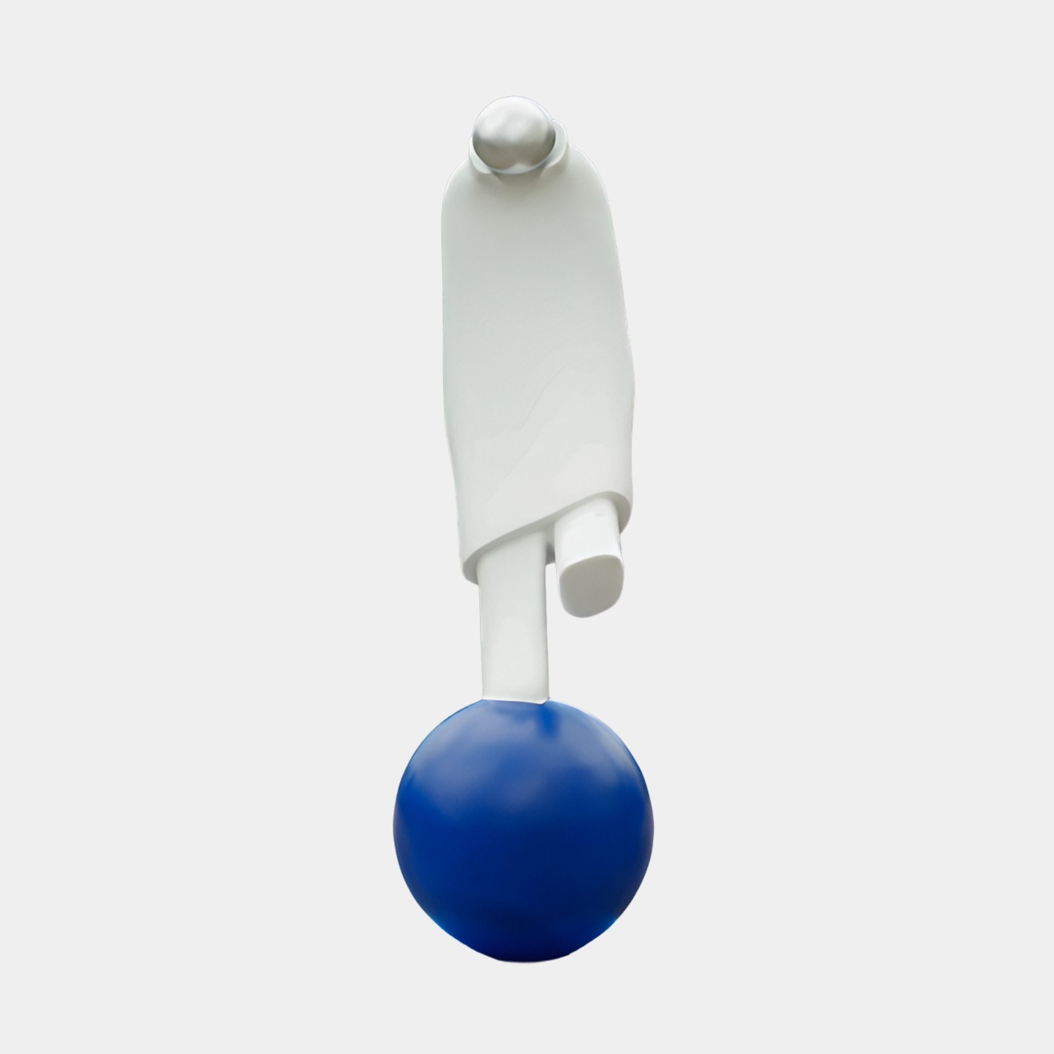 Melwick White & Blue Figure Sculpture - 135cm
