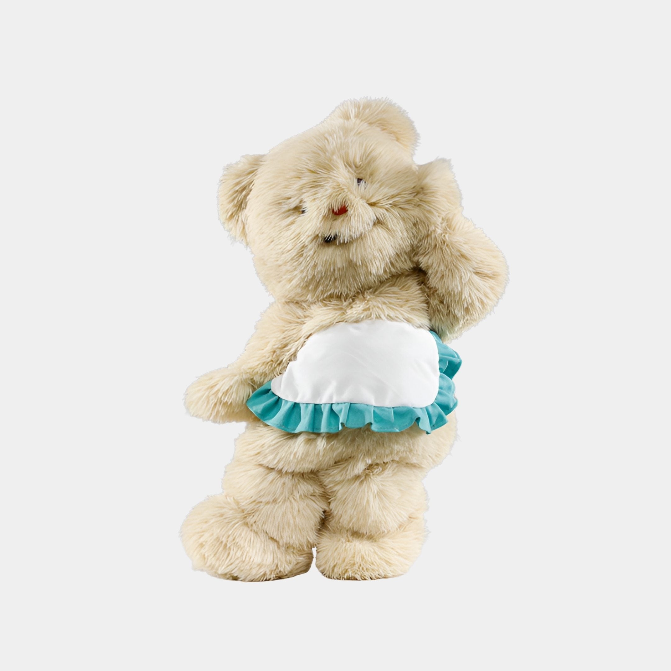 Melwell Beige & Blue Teddy Bear Sculpture - 72cm