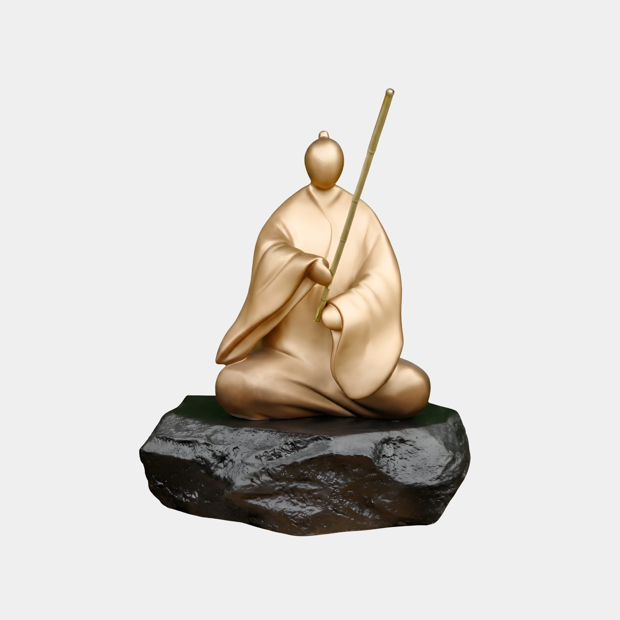 Melwold Gold Monk Sculpture - 107cm