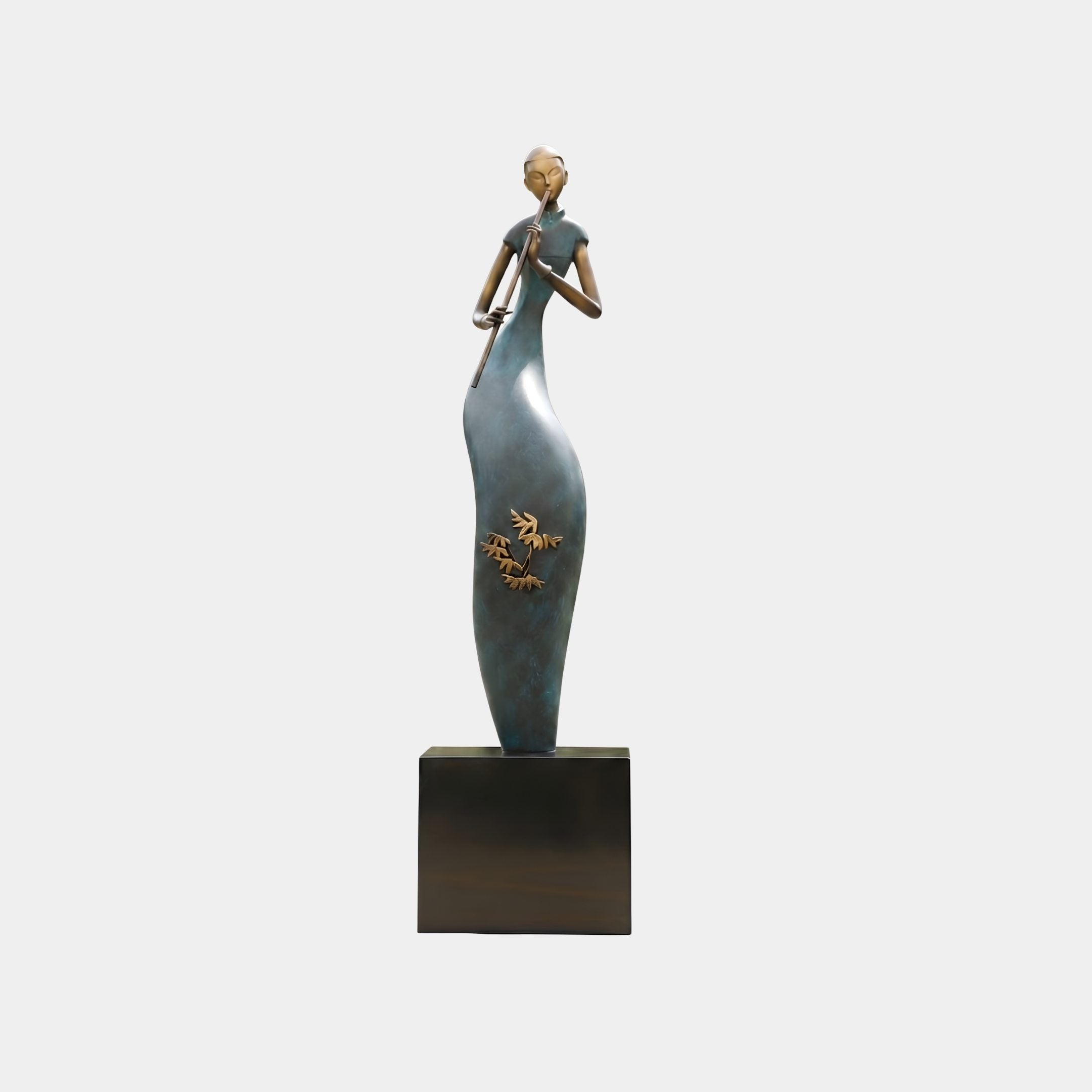 Norton Bronze & Black Figure Sculpture - 200cm