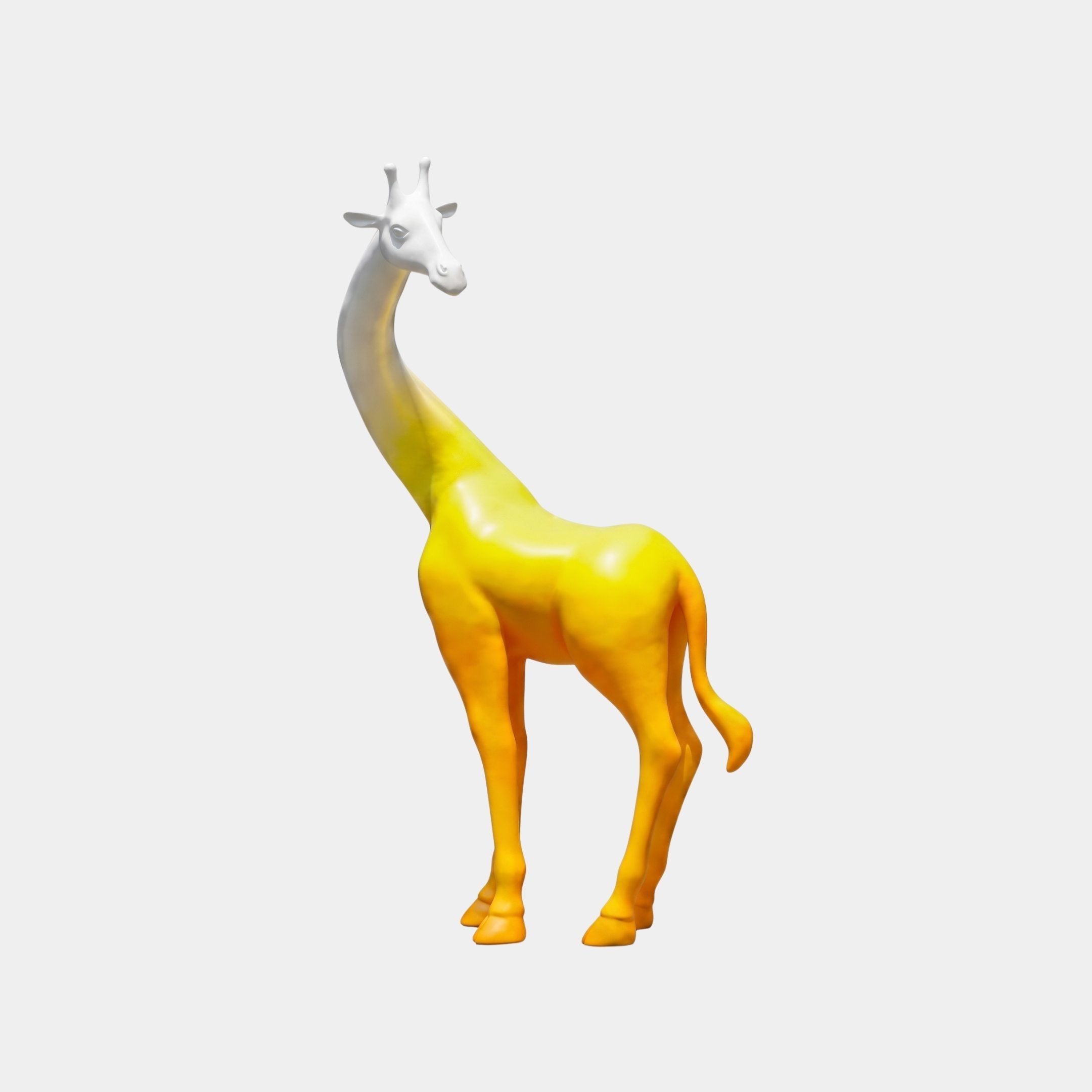 Norstead Yellow Giraffe Sculpture - 240cm