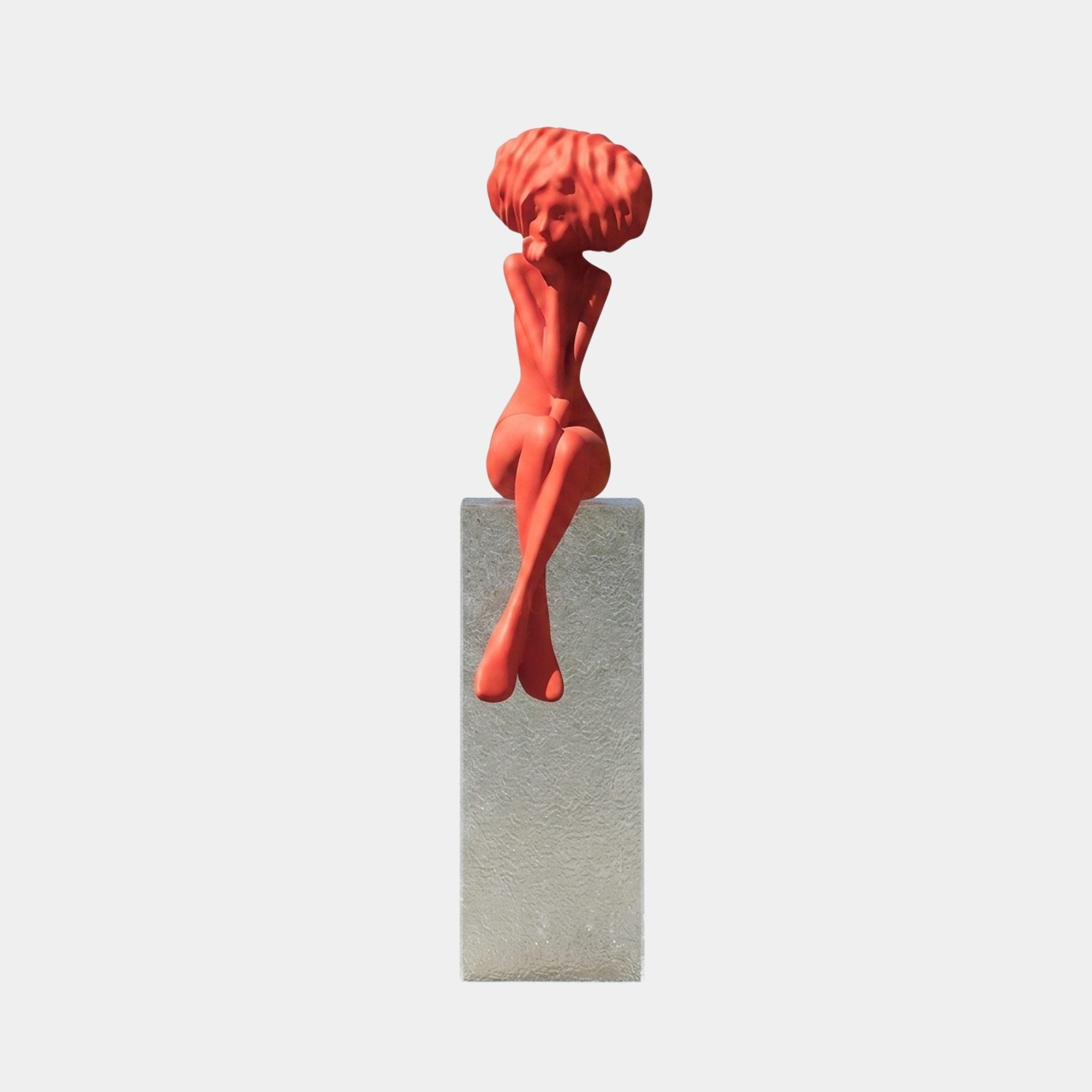 Norridge Red High Heel Shoe Sculpture - 202cm