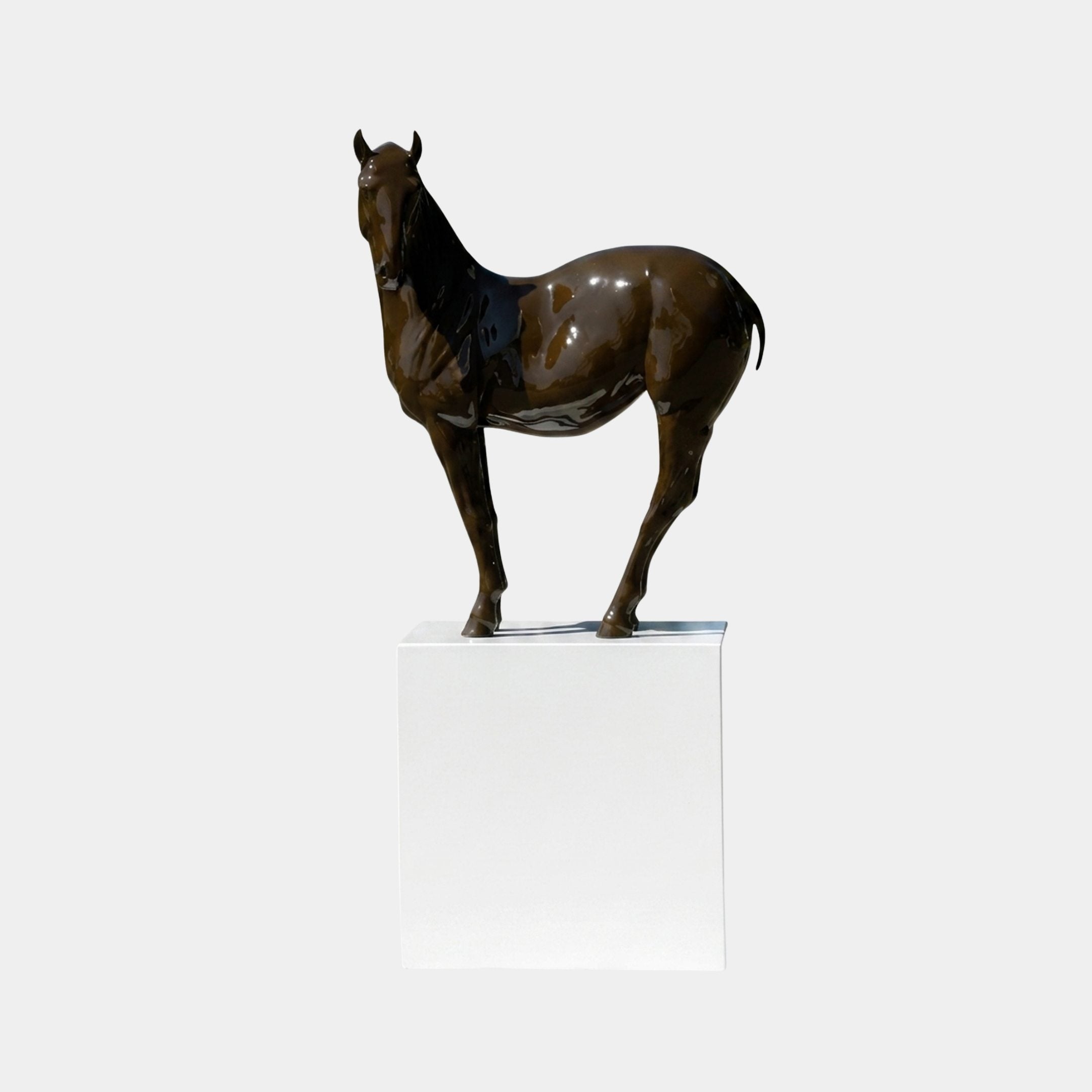 Oakham Brown Alpaca Sculpture - 115cm