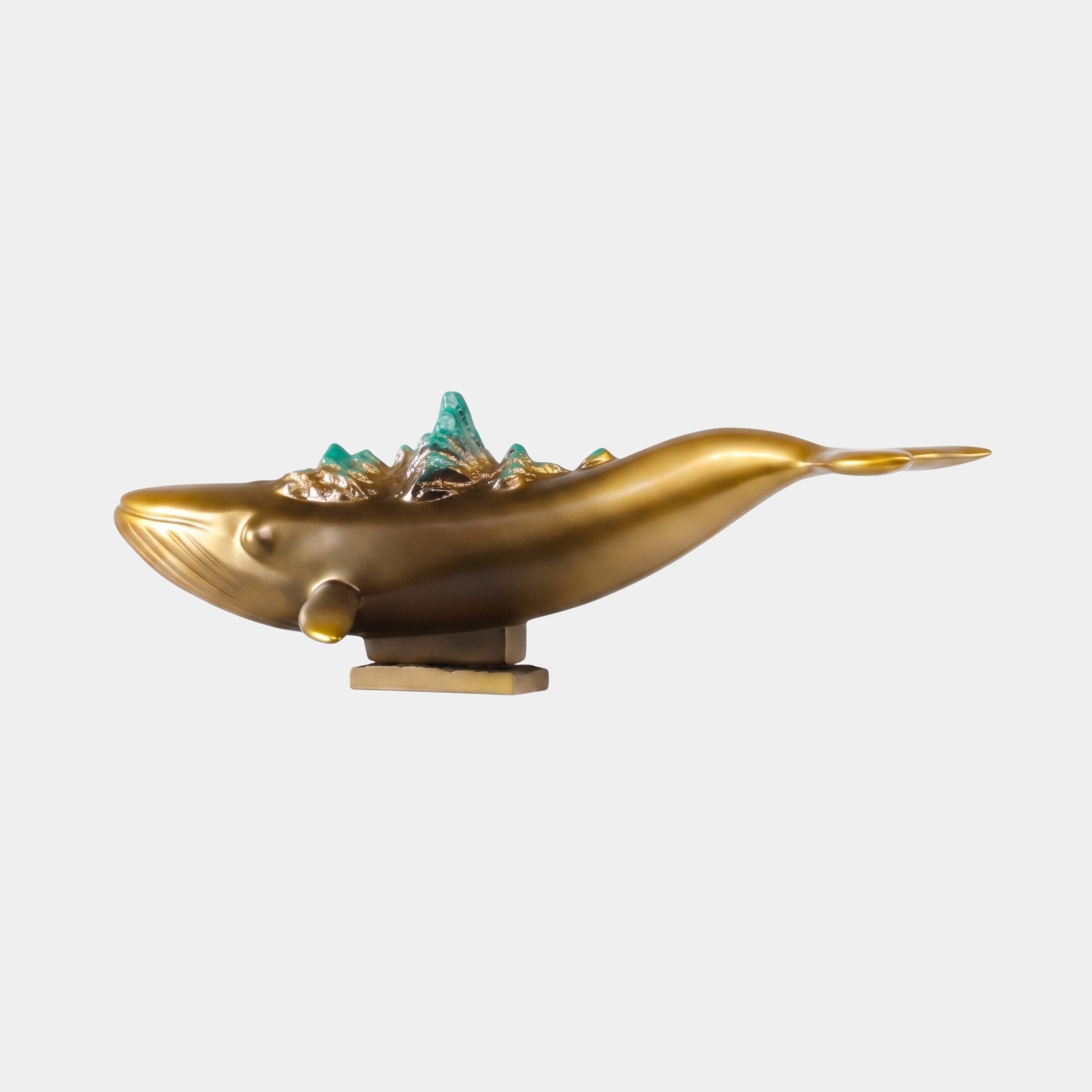 Oakwold Gold Genie Lamp Sculpture - 80cm