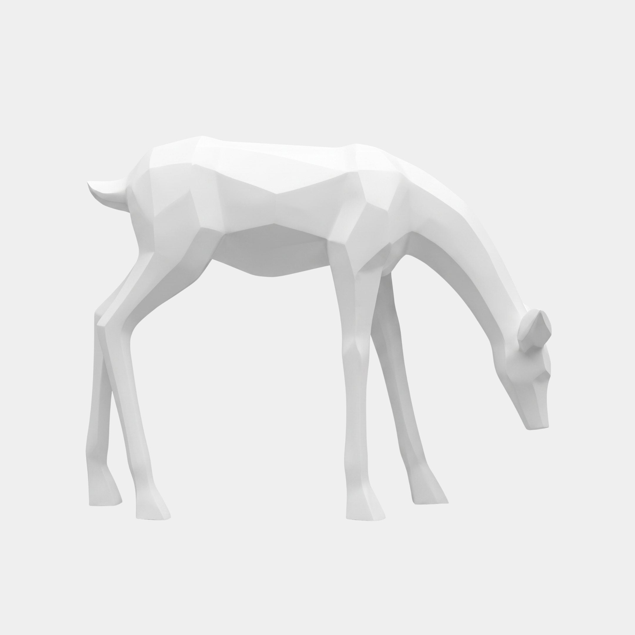 Pendon White Deer Sculpture - 120cm