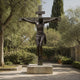 Monumental Classical Crucified Christ Bronze Sculpture - 500cm