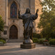 Monumental Classical Sacred Heart of Jesus Bronze Statue - 400cm