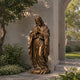 Monumental Classical Praying Jesus Figure Bronze Sculpture - 350cm
